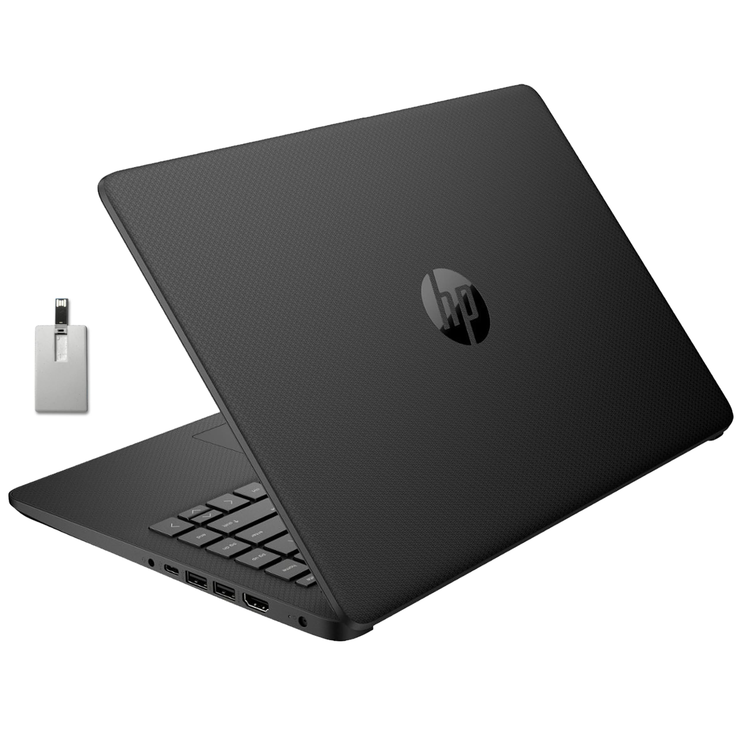 Hp Stream 14'' Hd Brightview Laptop, Intel Celeron N4120, 8Gb Ram, 64Gb Emmc, Intel Hd Graphics, 720P Webcam, 1 Year Office 365,