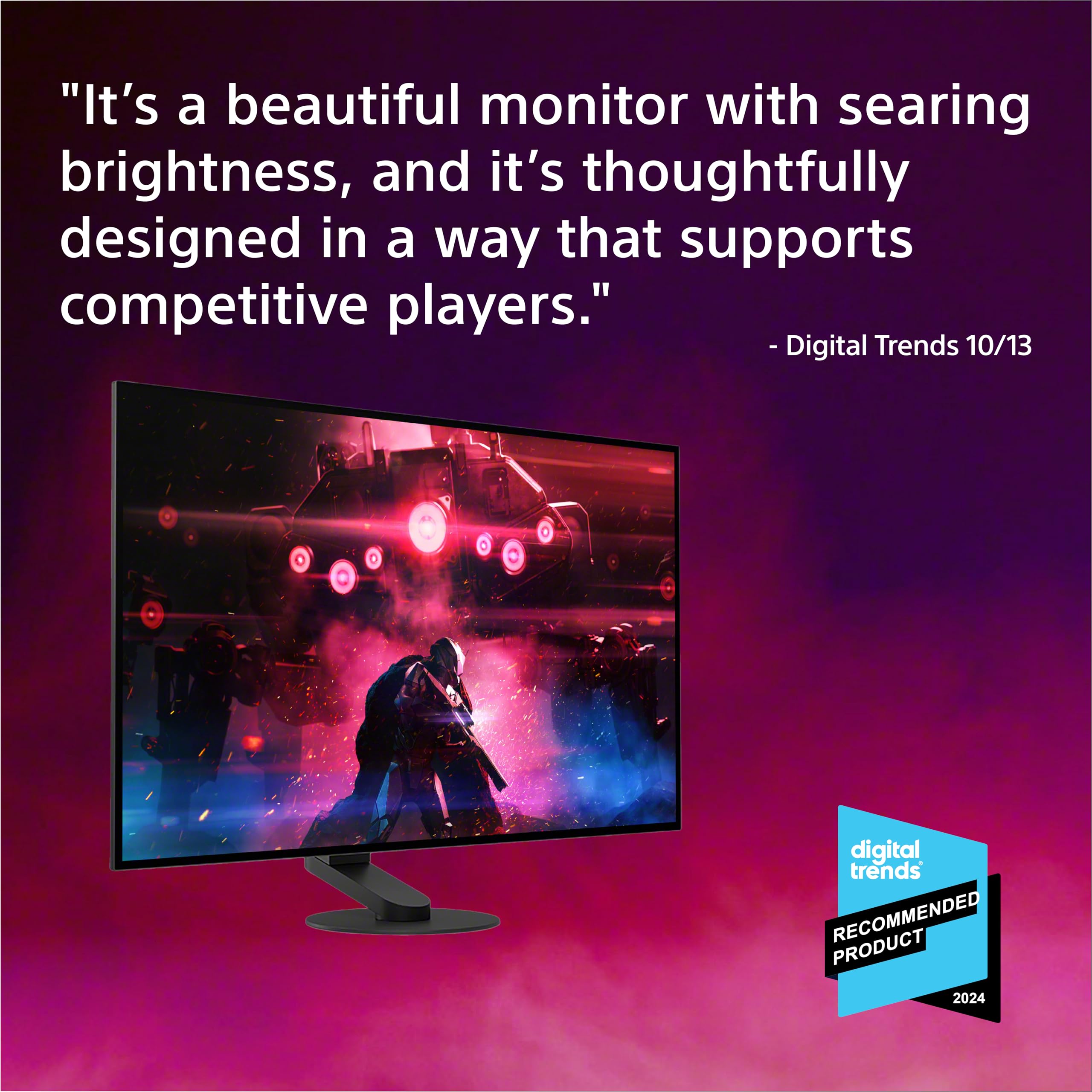 Sony Inzone M10S 27    Oled 1440P Gaming Monitor 480Hz 0.03Ms, Low Profile Stand, Tournament Mode, Dual Screen Size (24.5   ), G