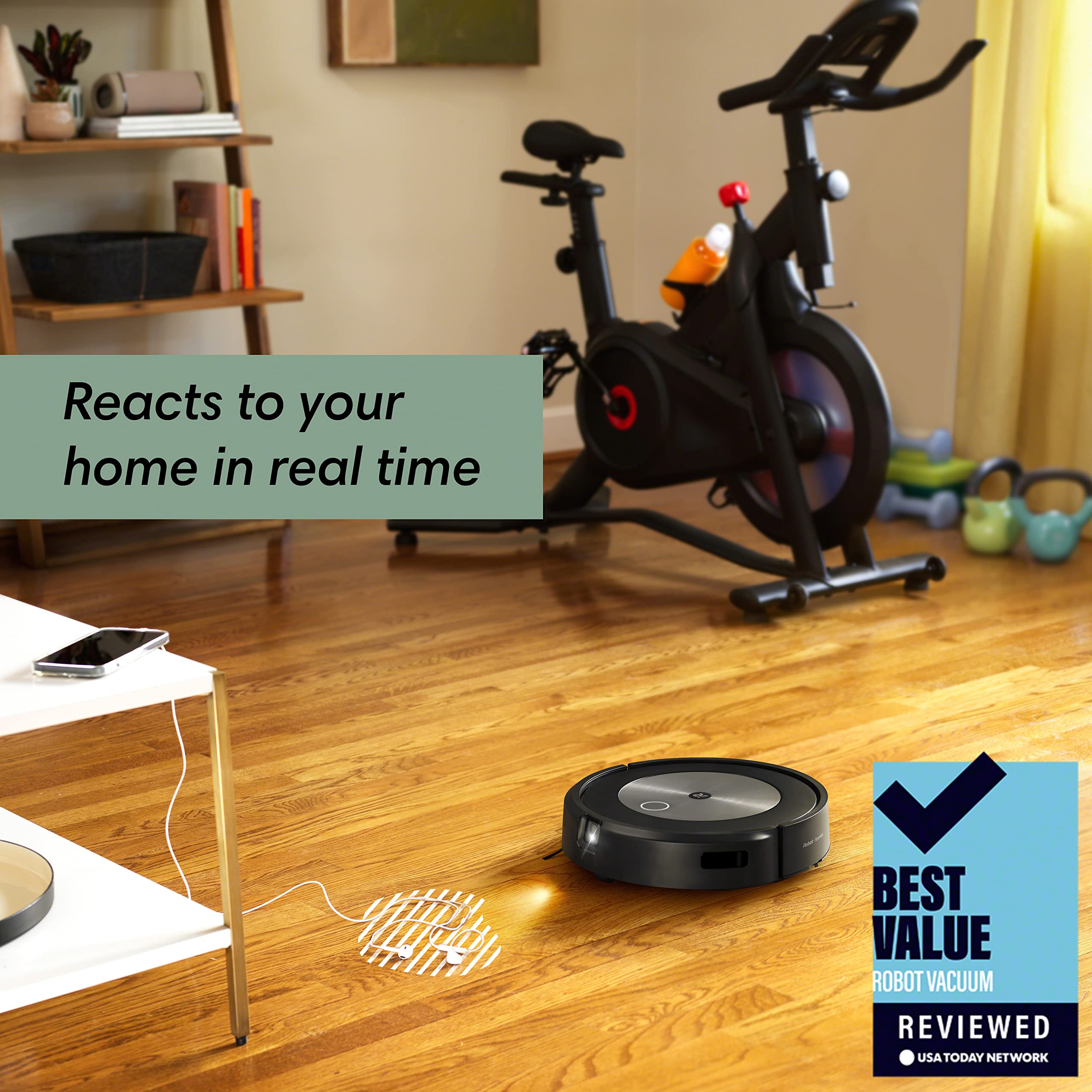 Irobot Roomba J7 (7150) Wi Fi Connected Robot Vacuum   Identifies And Avoids Obstacles Like Pet Waste & Cords, Smart Mapping, Wo