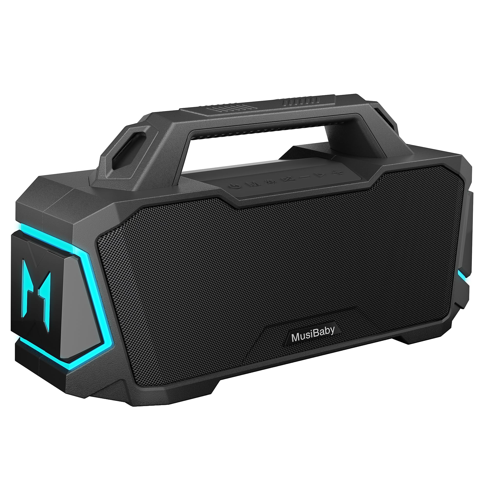 Bluetooth Speaker,Musibaby Speakers Bluetooth Wireless,Waterproof,Portable Bluetooth Speaker With 80W Booming Sound,20H Play,Ipx