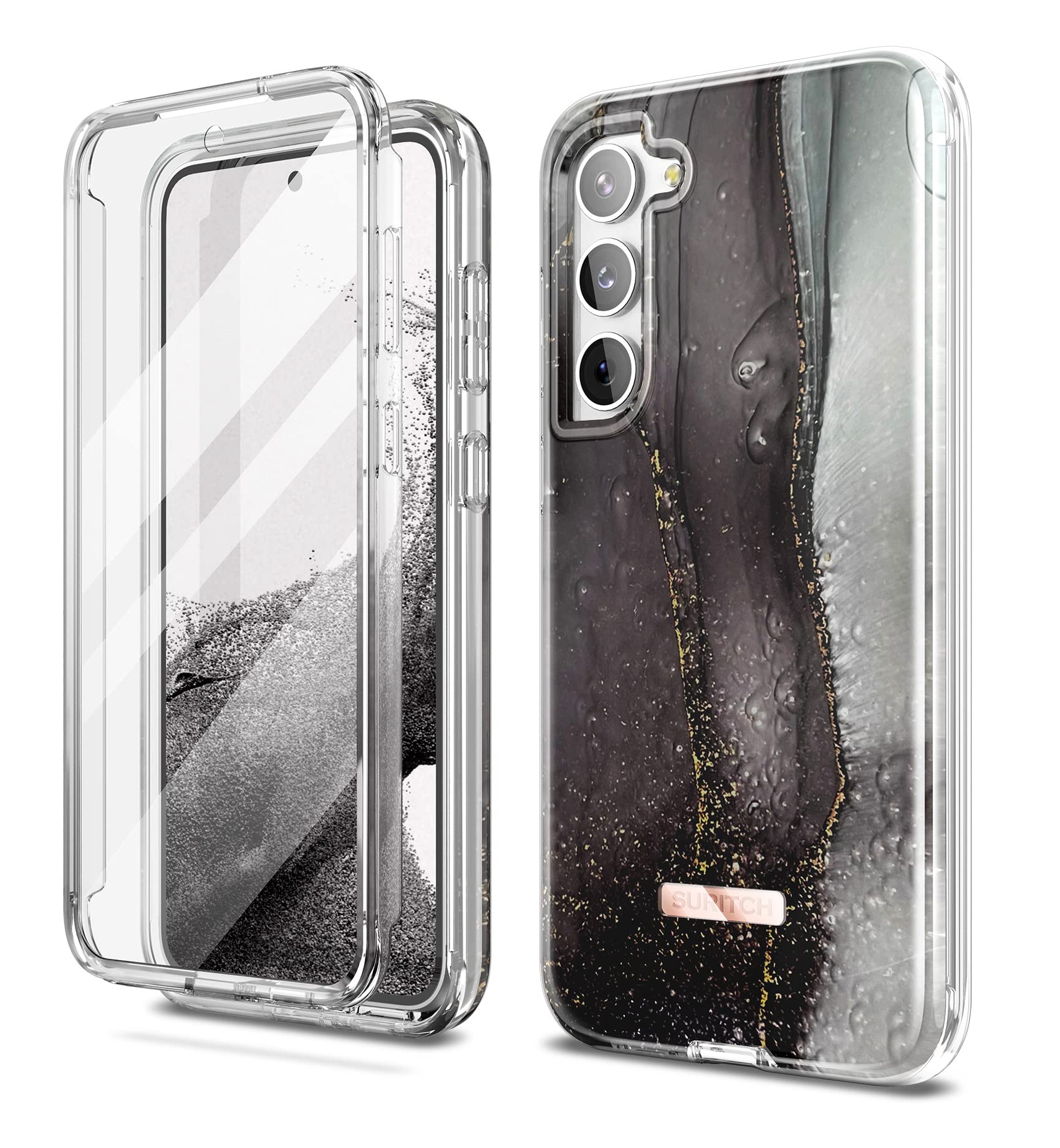 Suritch For Samsung Galaxy S23 Plus Case, [Built In Screen Protector] [Dual Layer Protection ] Full Protection Shockproof Rugged