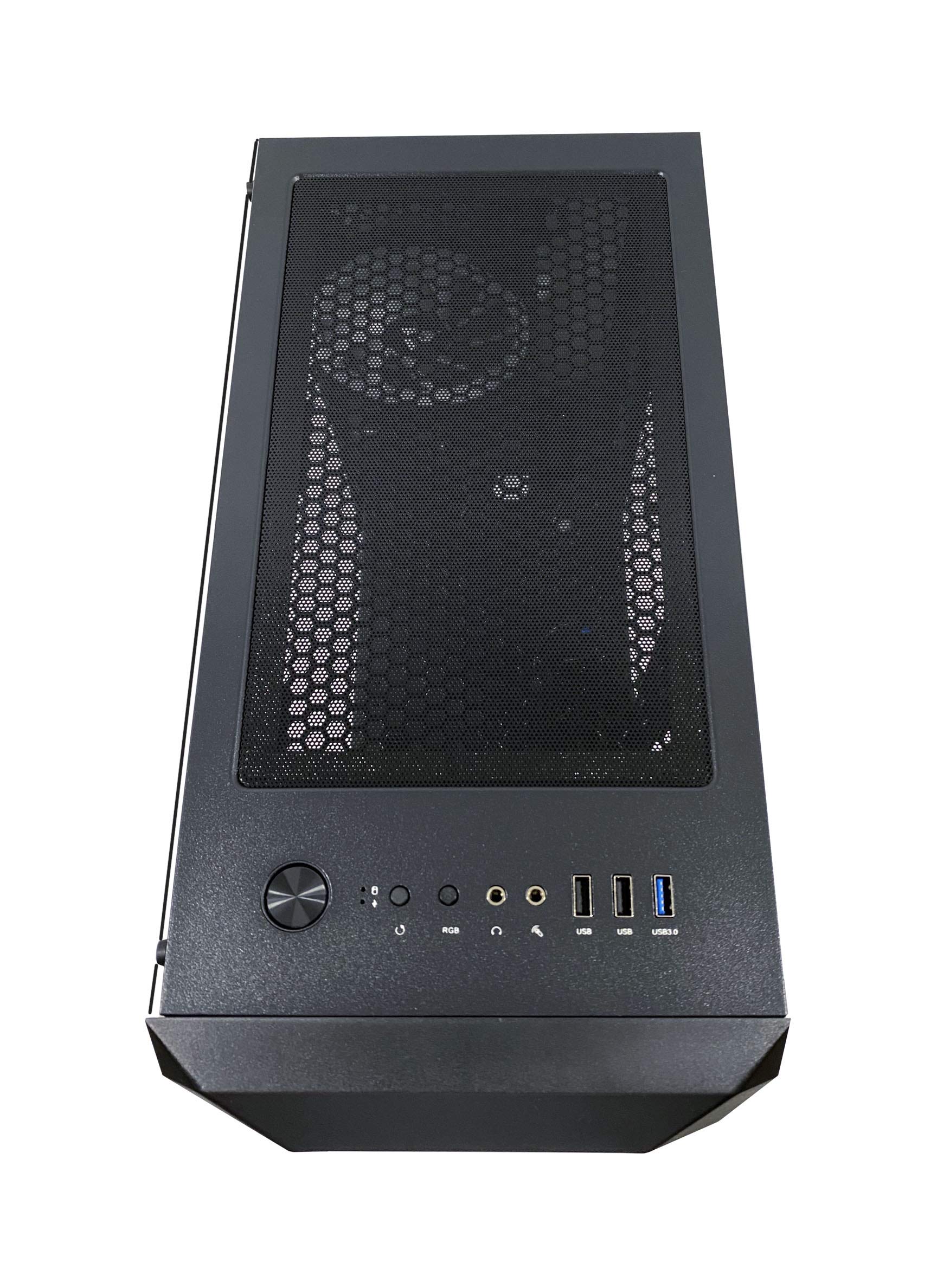 Apevia Prodigy Bk Micro Atx Gaming Case With 1 X Tempered Glass Panel, Top Usb3.0/Usb2.0/Audio Ports, 3 X Rgb Fans, Black Frame