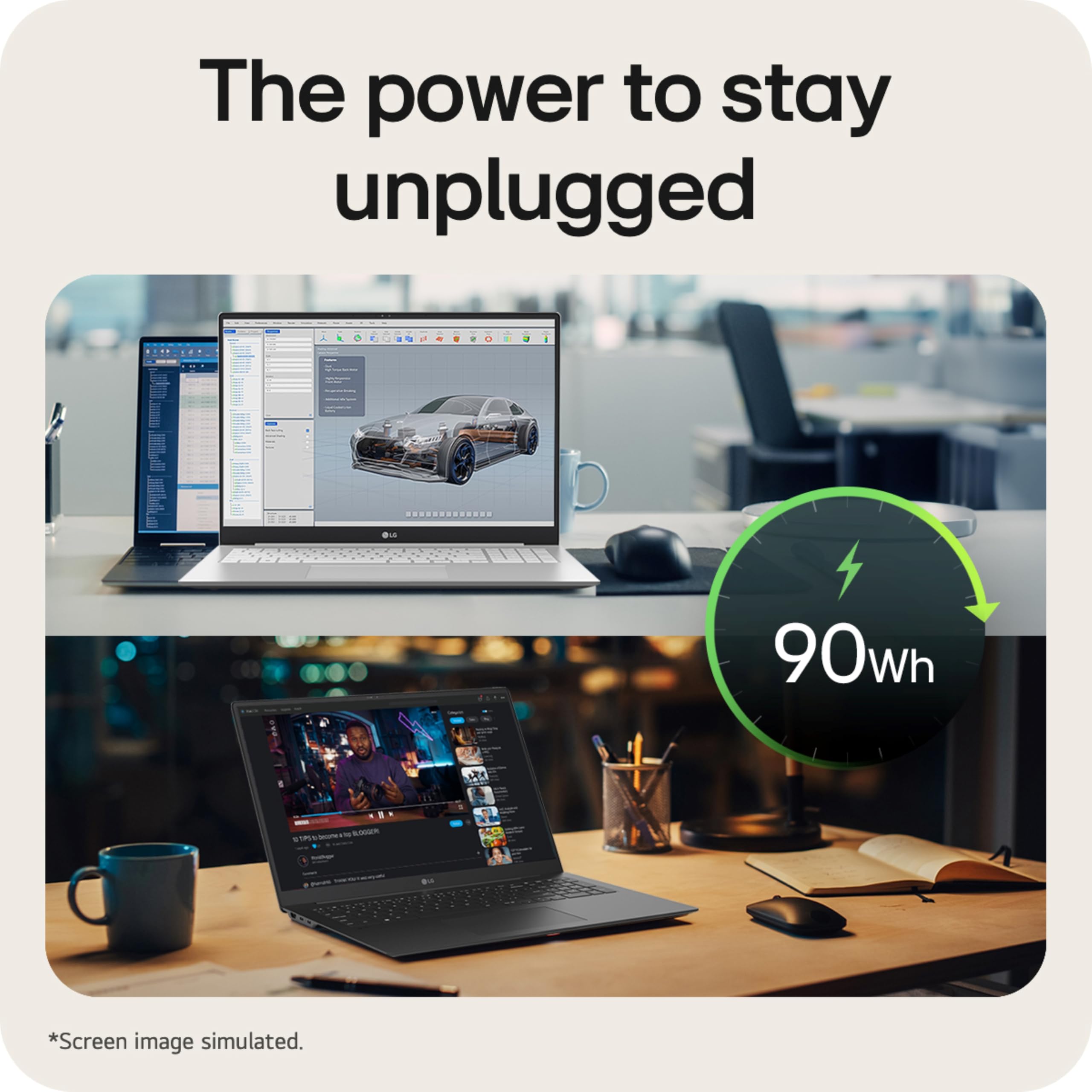 Lg Gram Pro 16 Inch Oled Thin And Lightweight Laptop, Intel Evo Edition   Ai Enabled Intel Core Ultra 7 Processor, Windows 11 Ho