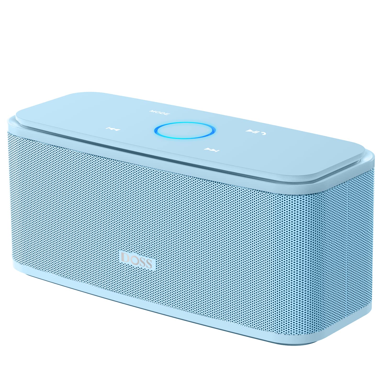 Doss Bluetooth Speaker, Soundbox Touch Portable Wireless Speaker With 12W Hd Sound And Bass, Ipx5 Water Resistant, 20H Playtime,