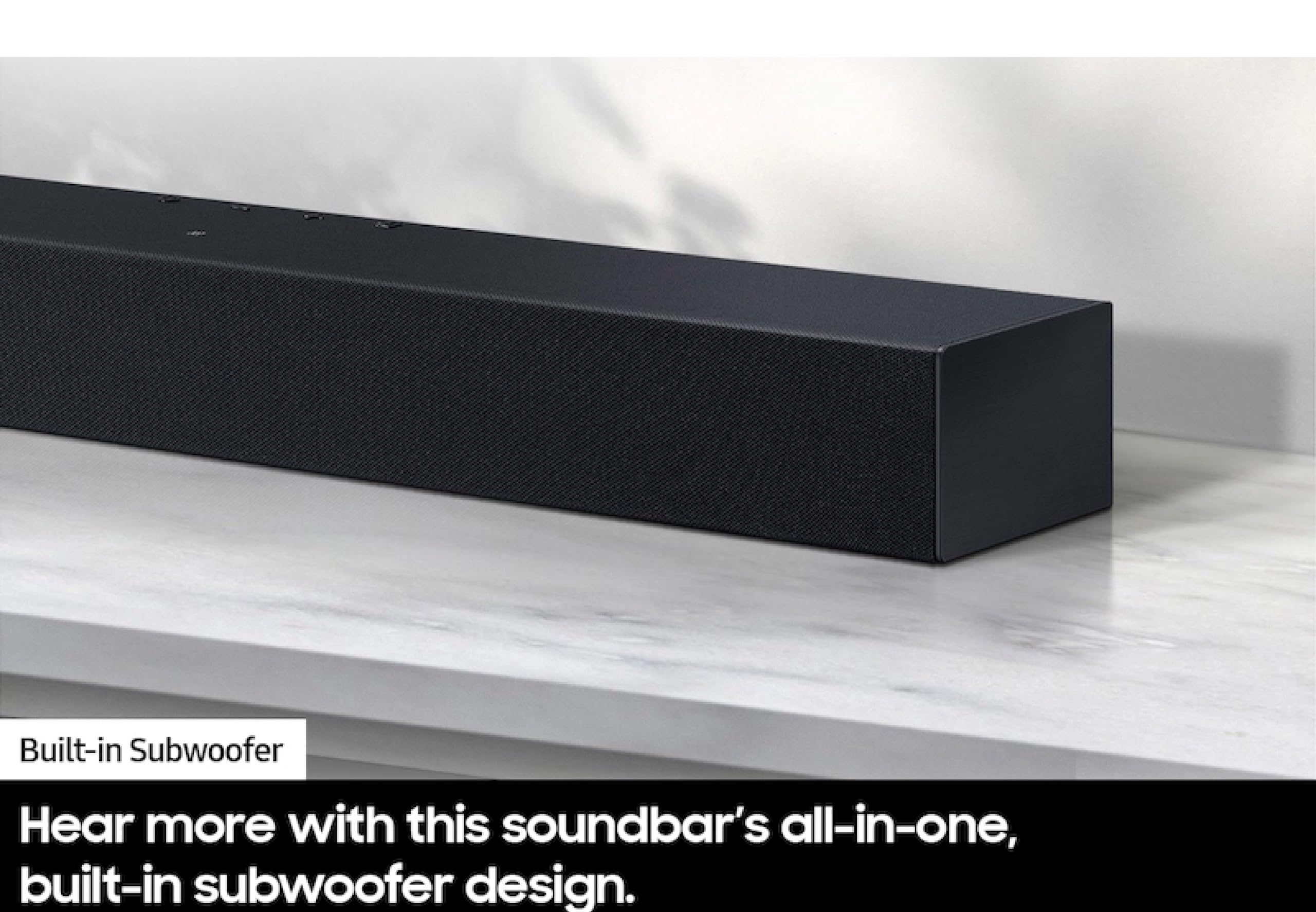 Samsung Hw-C400 2.0 Channel Sound Bar With Built-In Woofer 110-240 Volt