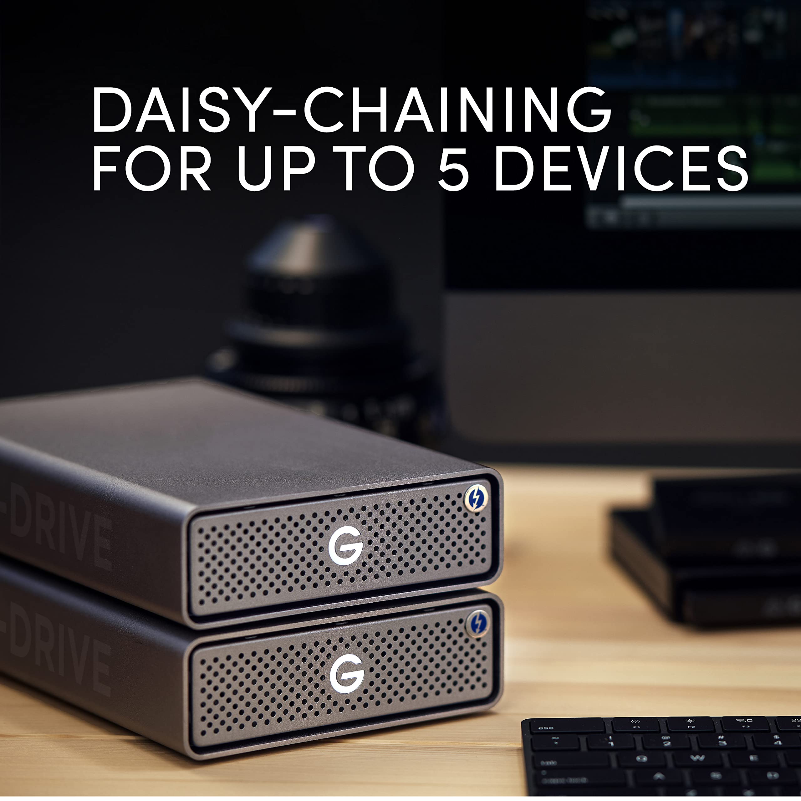 Sandisk Professional 12Tb G-Drive Pro - Enterprise-Class Desktop Hard Drive, Thunderbolt 3, Usb-C, 7200Rpm Ultrastar Drive Insid