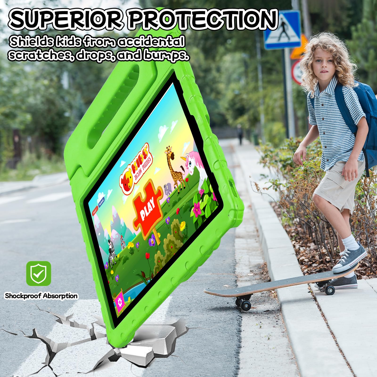 Billisgova New Kids Case For Ipad Pro 12.9 Case Super Protection Ipad Pro 12.9 Inch 6Th 5Th 4Th 3Rd Cover With Pencil Holder And