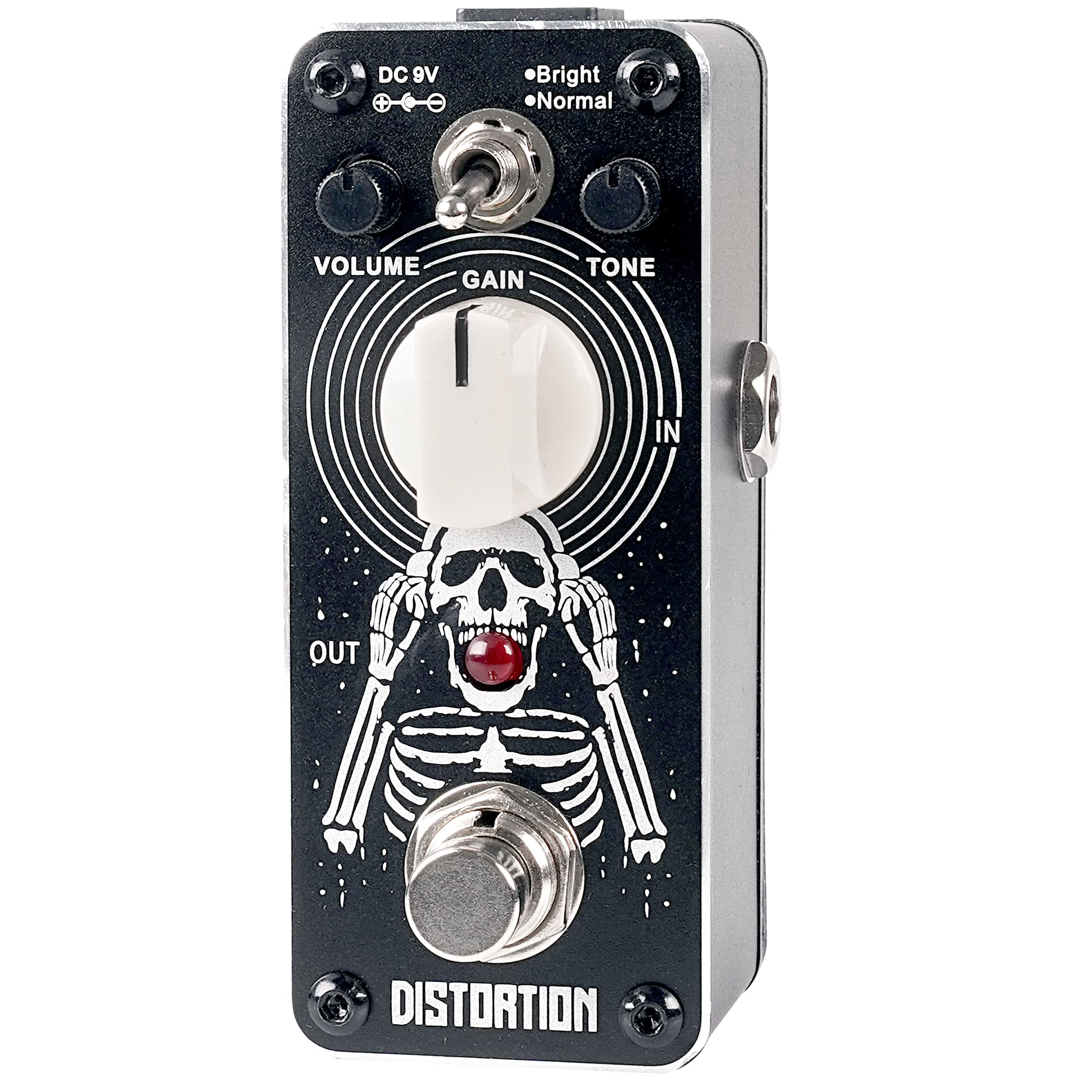 Sondery Distortion Guitar Effect Pedal, Recreation Of 70 80As Classical British Stack Sound   True Bypass, 2 Modes Of Bright And