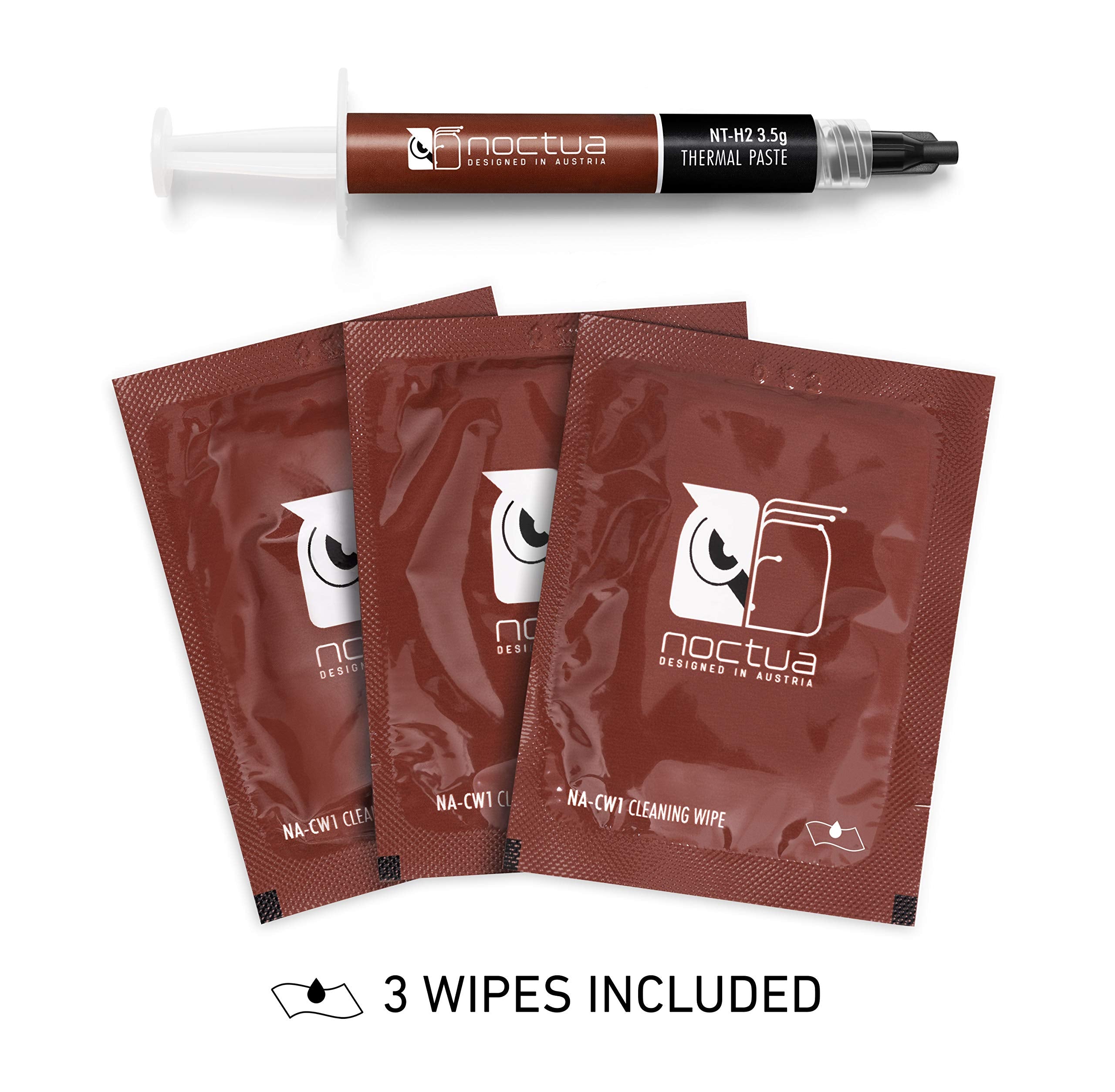 Noctua Nt-H2 3.5G, Thermal Computer Paste Incl. 3 Cleaning Wipes (3.5G)