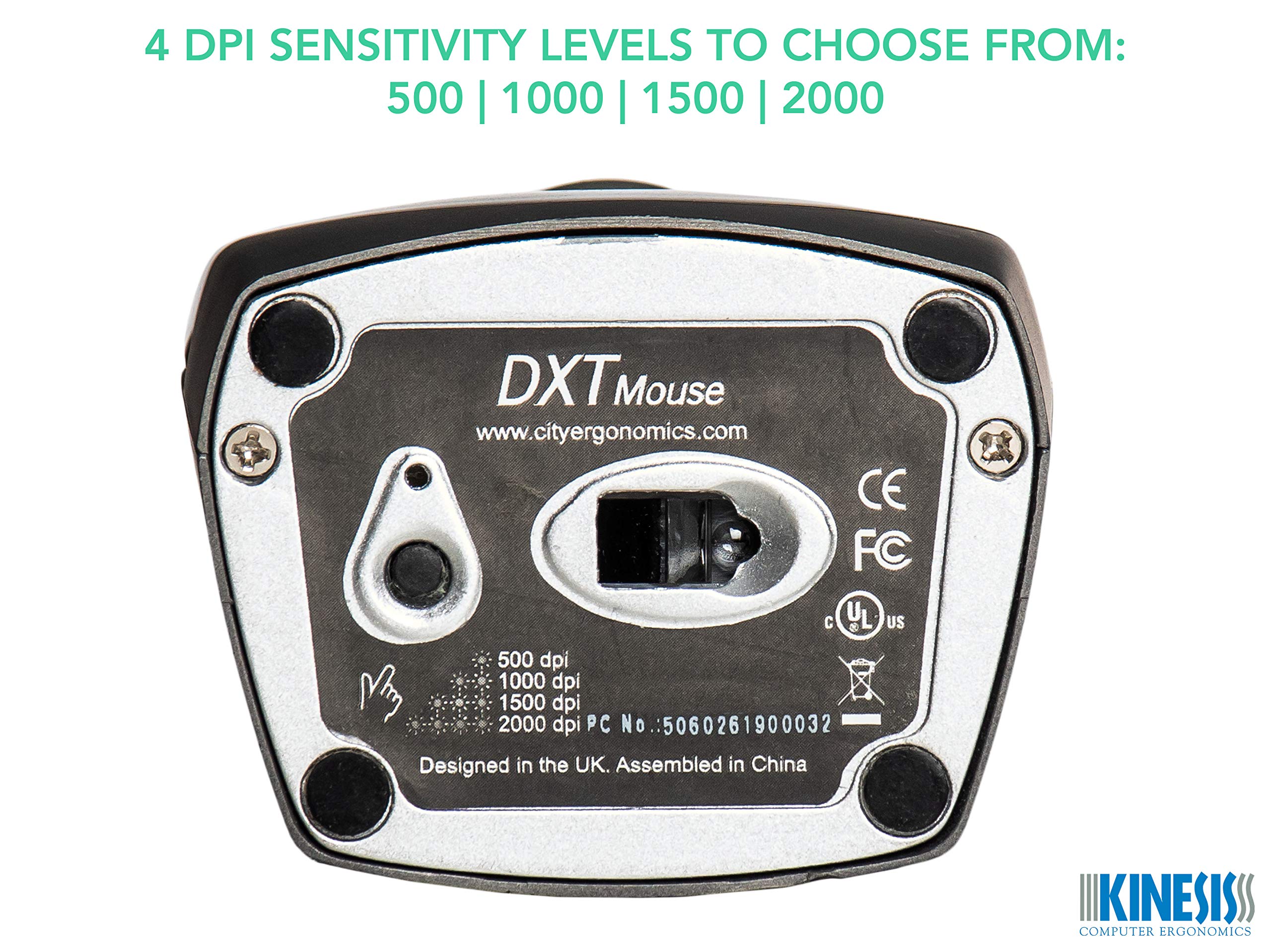 Kinesis Dxt2 Ergonomic Vertical Mouse (Rf Wireless)