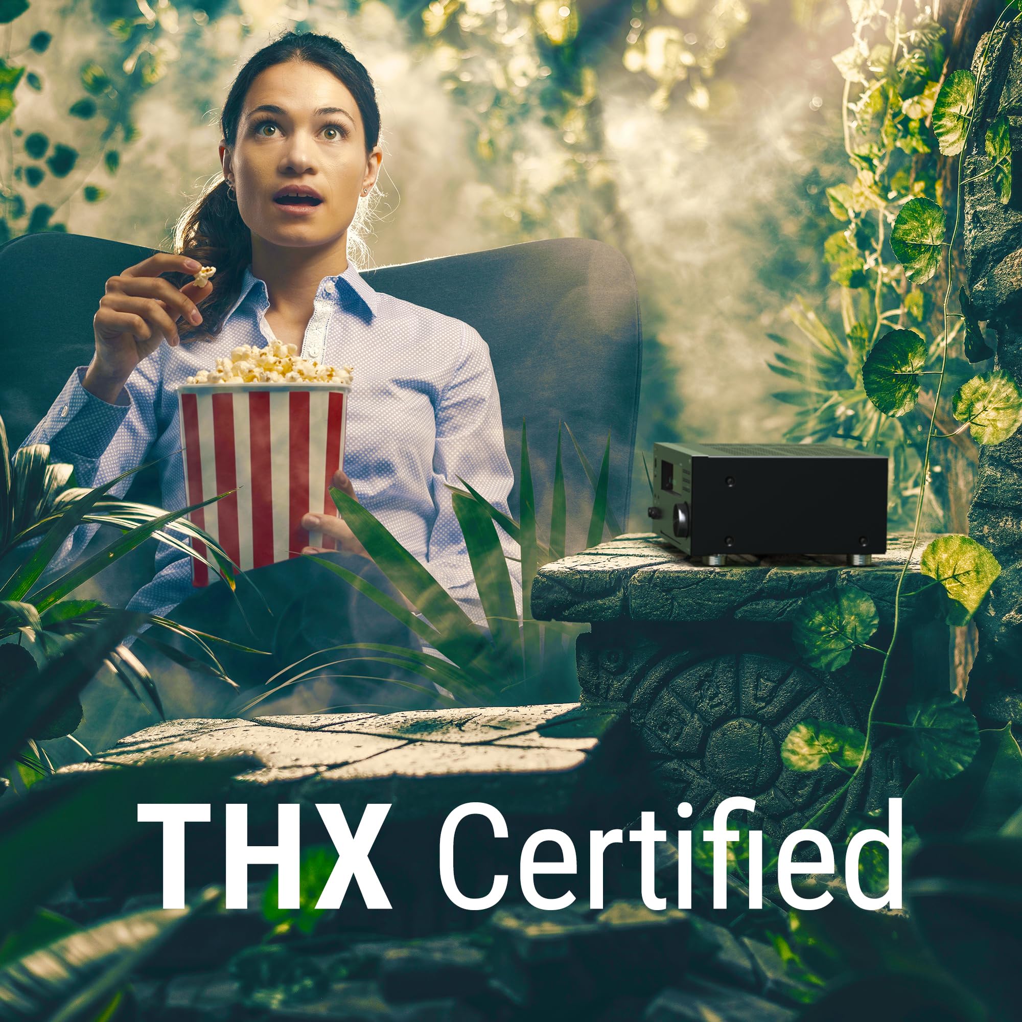 Onkyo Tx Rz50 9.2 Channel Av Receiver   120 Watts Per Channel, Dirac Live Out Of Box, Works With Sonos Certified, Thx Certified And More