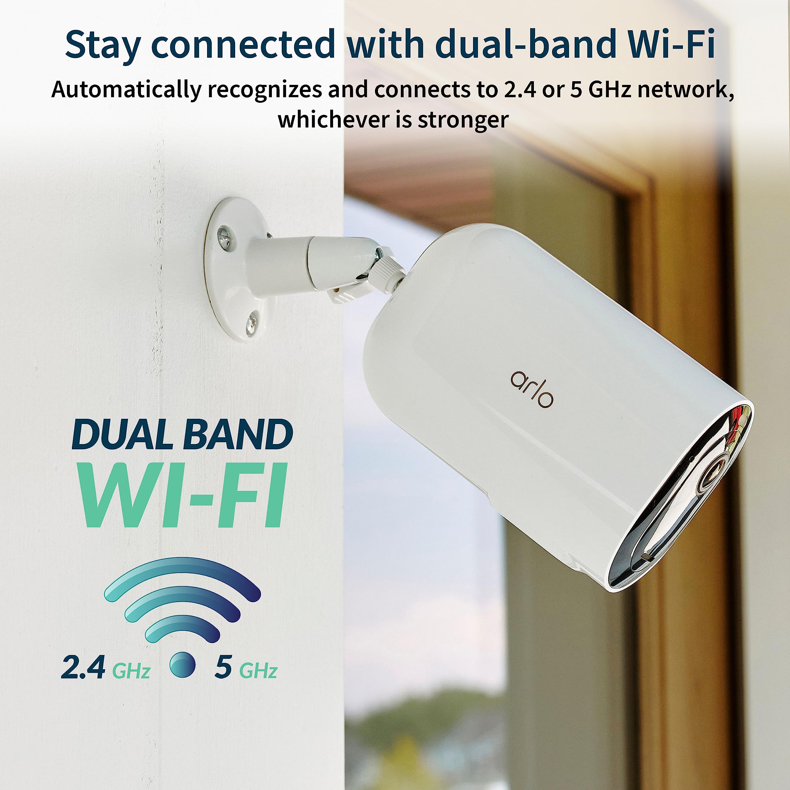 Arlo Pro 5S 2K Xl Spotlight Camera   Wireless Home Security Camera With Spotlight, Longer Battery Life, Color Night Vision, Dual