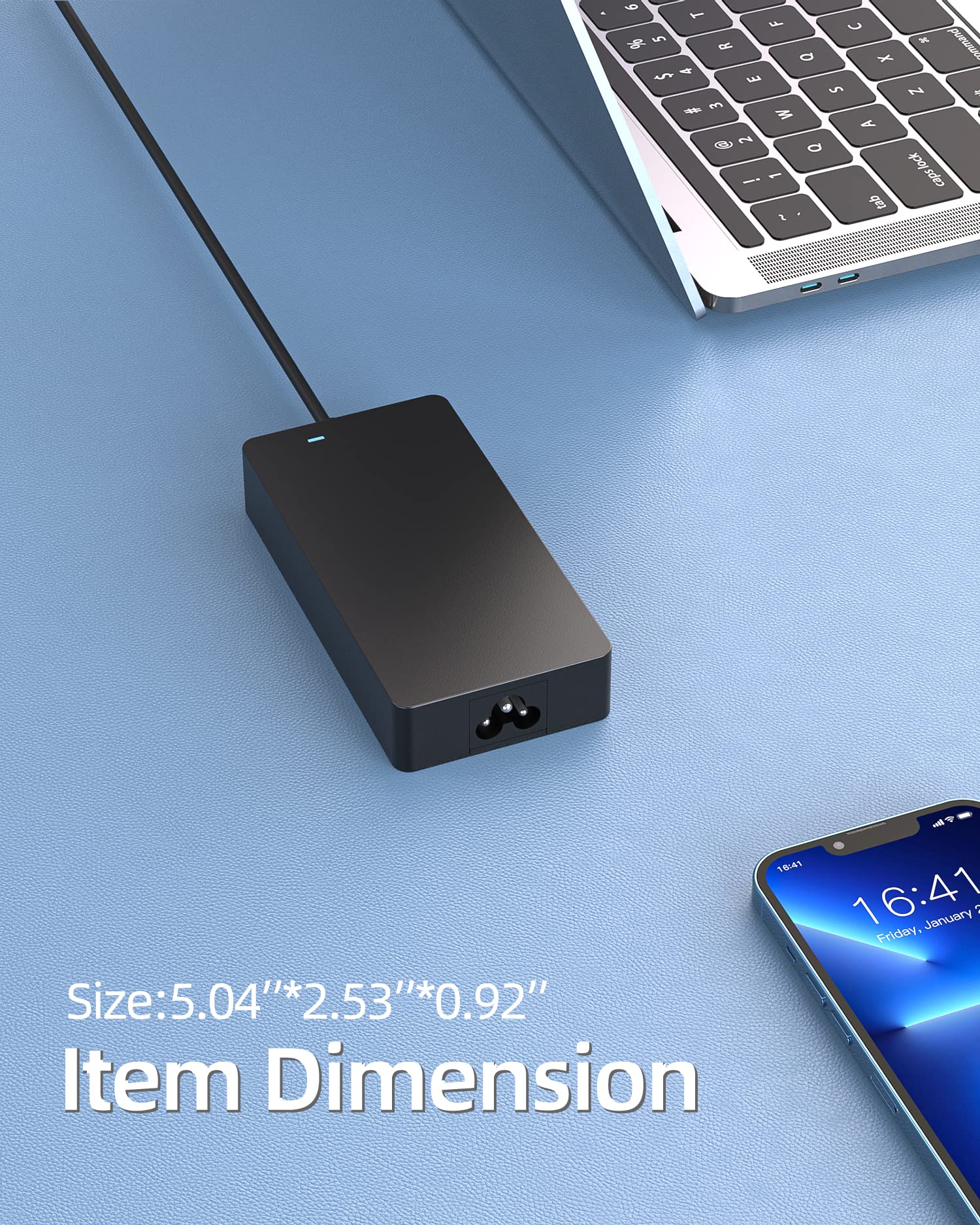 90W 65W Ac Charger Fit For Dell Inspiron 15 7591 7590 7500 7501 7790 5400 5401 5490 5491 Aio 2 In 1 7791 W24C002 Black Silver P83F P84F,Vostro 7590 P83F Laptop Power Supply Adapter Cord