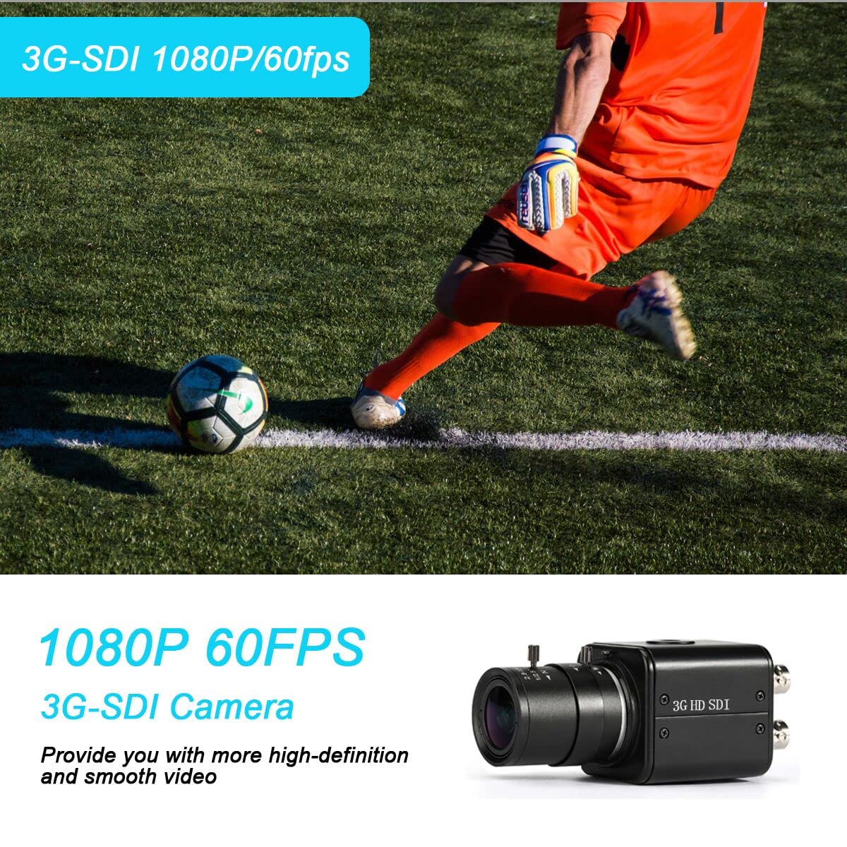 3G Sdi Hd Camera 1080@60/50/30/25P,1080@60/50I Digital Cctv Security Camera,1/2.8'' High Sensitivity Cmos 2.8 12Mm Manual Varifo