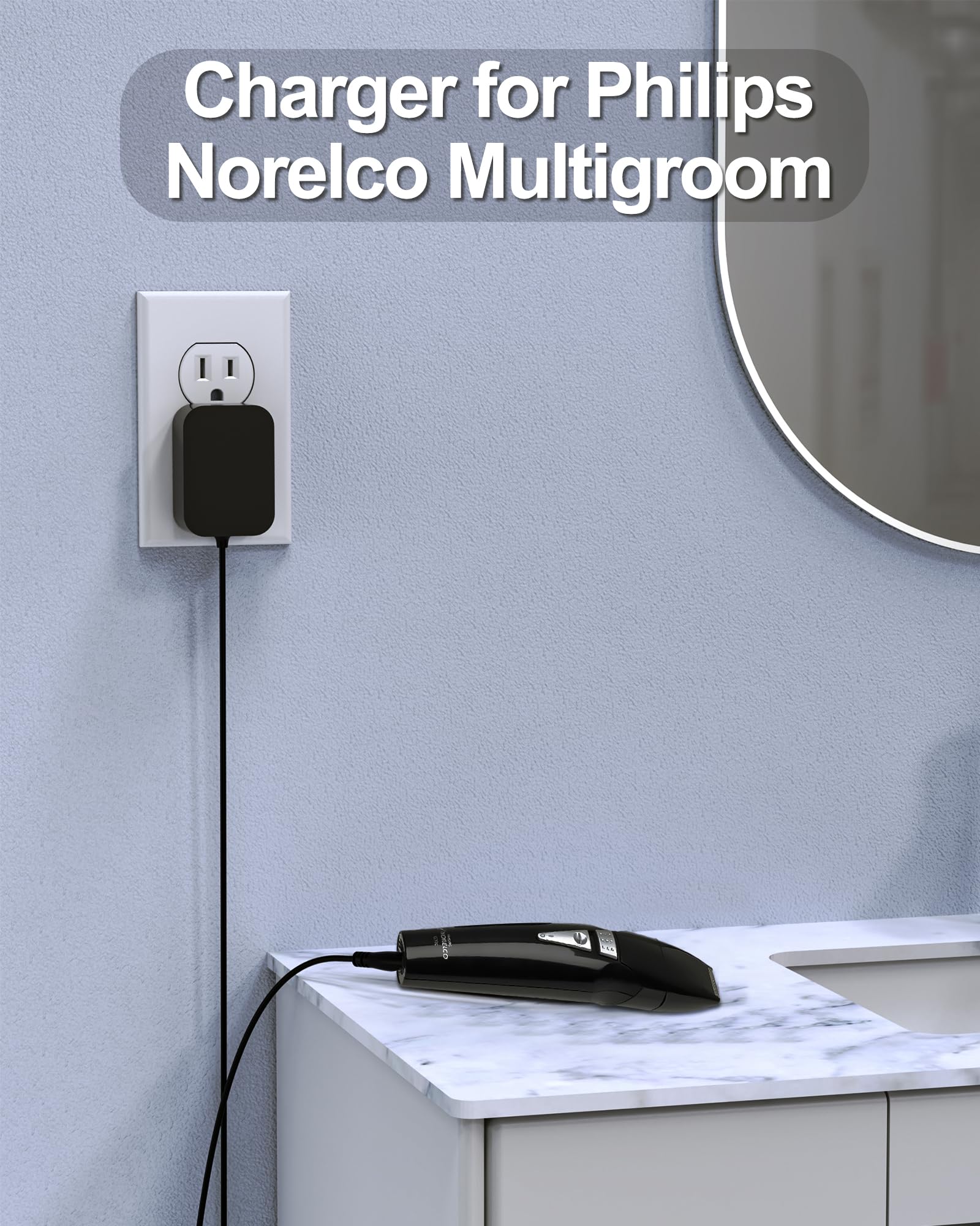 1.6V 80Ma Replacement For Philips Norelco Charger Compatible With Philips G370 G250 G270 G290 G380 D350 G390, G470, G480 Groomin