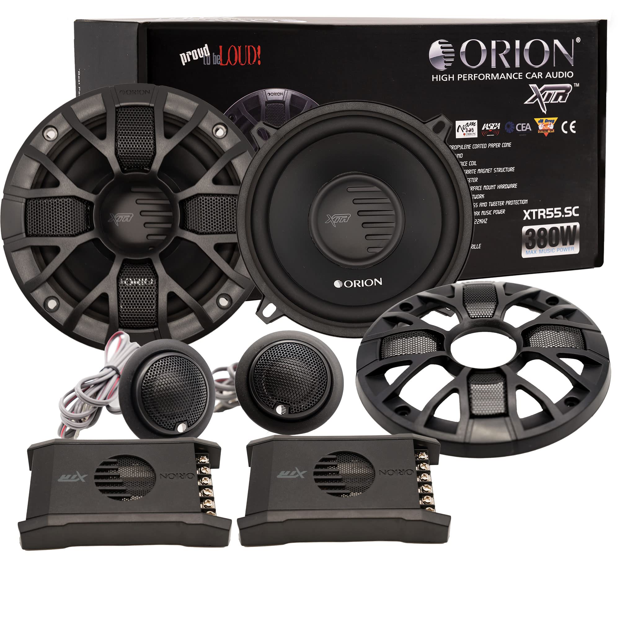 Orion Xtr 5.25'' 2 Way Component System