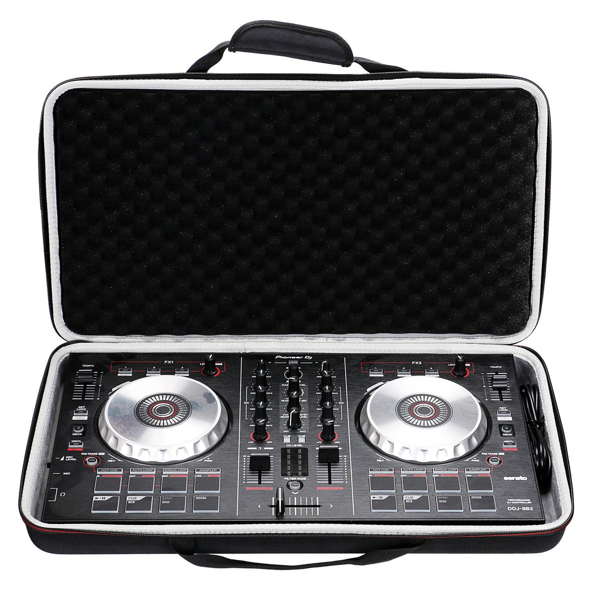 Ltgem Case For Pioneer Dj Ddj 400 / Ddj Sb3 (Ddj Sb3 N) / Ddj Sb2 Or Portable 2 Channel Controller Or Ddj Rb Performance Dj Cont