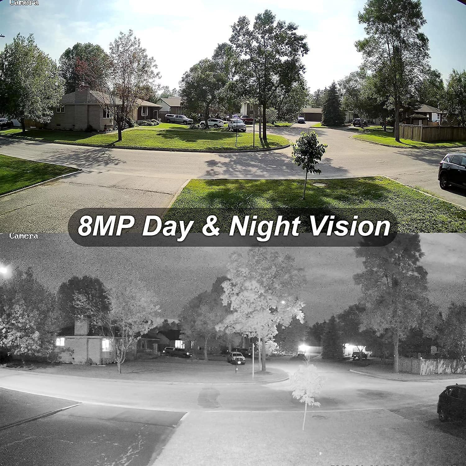 Real Hd 4K 8Mp Poe Ip Vandal Dome Poe Ip Camera Outdoor, 2.8Mm Wide Angle 108 Fov, 98Ft Night Vision, H.265, Compatible With Hik