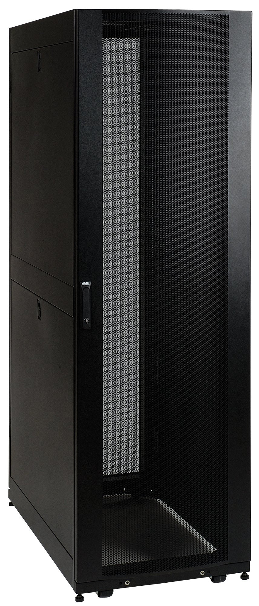 Tripp Lite 42U Shallow Depth Rack Enclosure Cabinet With Doors & Side Panels, 3000 Lb. Capacity, Black (Sr42Ubsd)