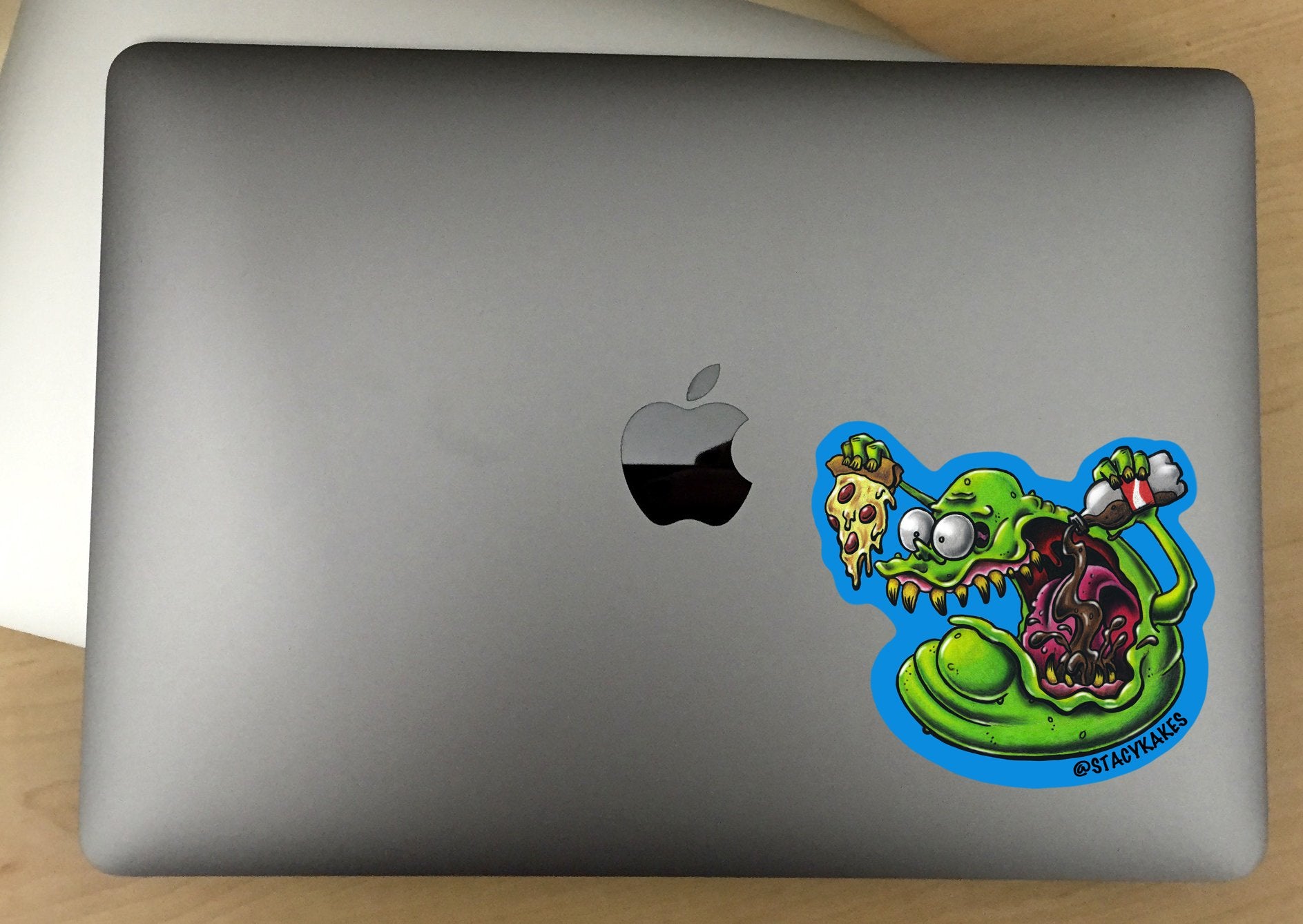 Slimer Decal  For Cars, Laptops, And More!   Use Inside Or Outside   Sicks To Any Flat Smooth Surface