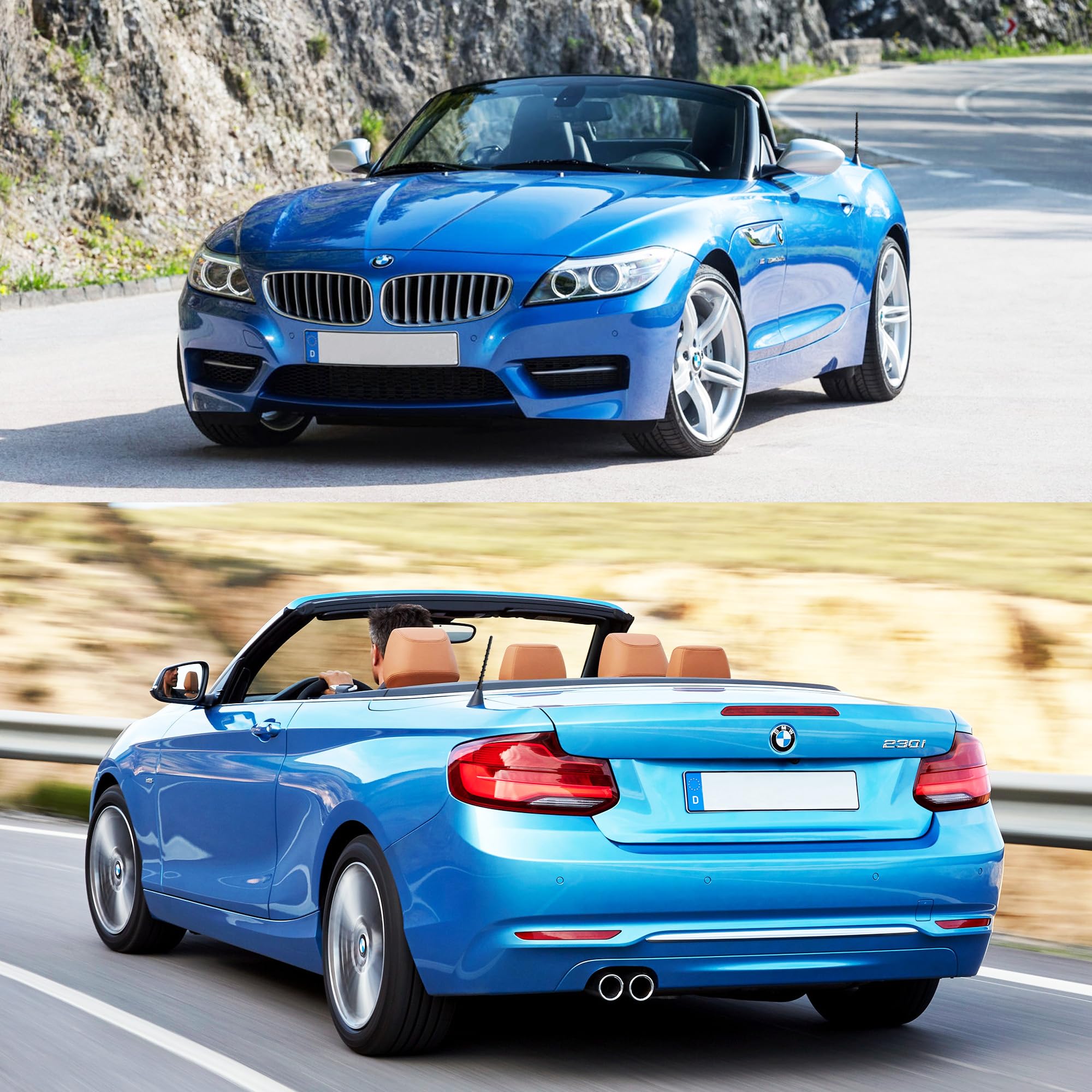 Vofono Antenna For 1994 2018 Bmw 328Ci 325Ci 330Ci 128I 135I 228I I3 Z4 Z3 M3 318Ti M235I M240I Convertible, Bmw Accessories, 6.