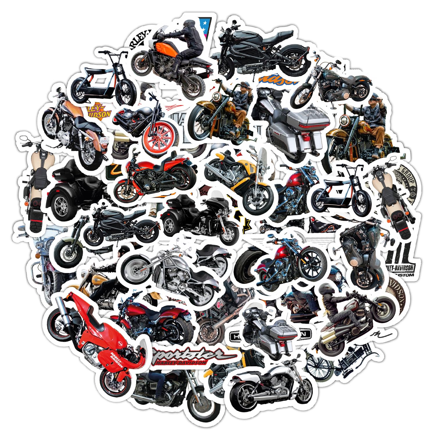 Motorcycle Stickers For Laptop H D