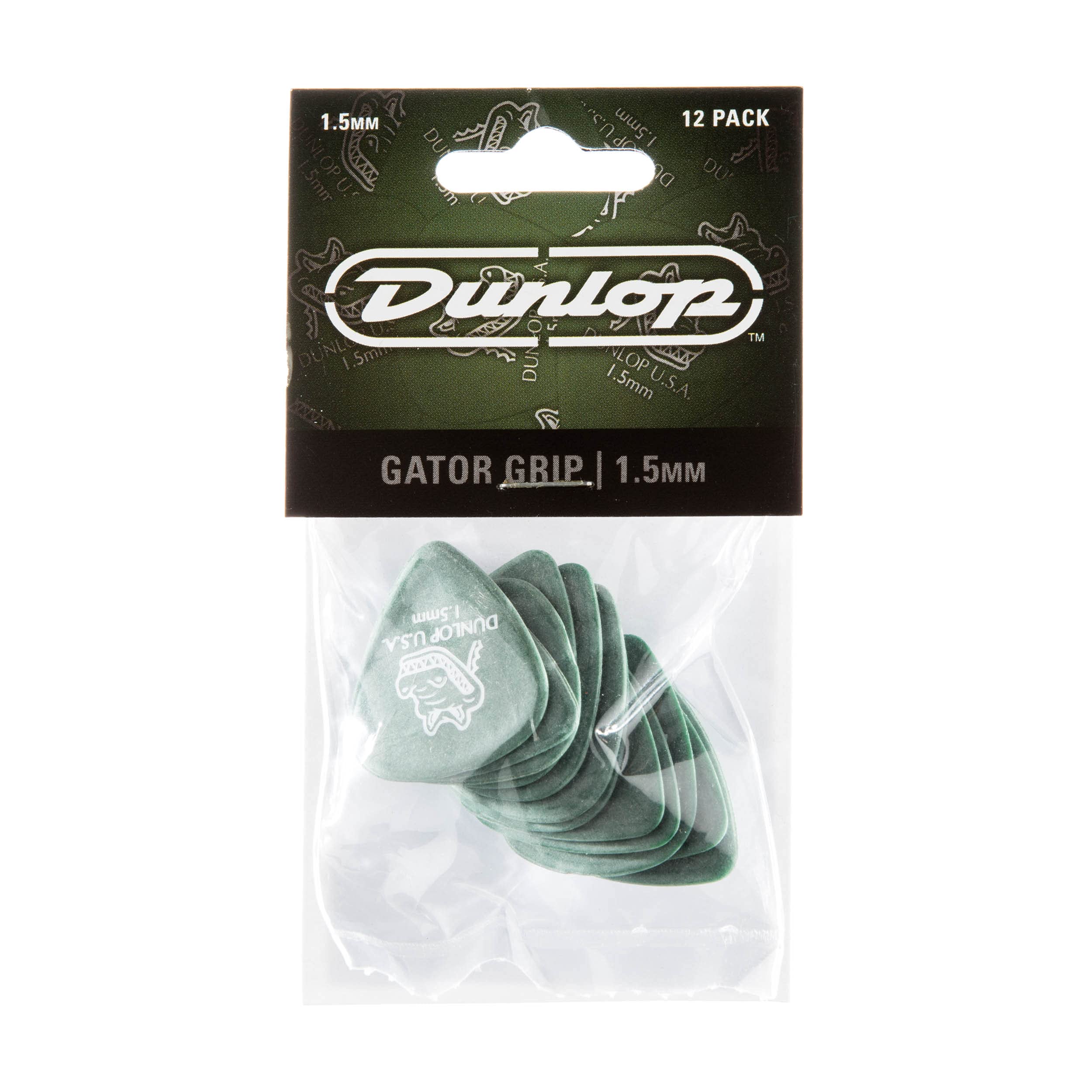 Dunlop Gator Grip Pick 1.5Mm, 12 Pack