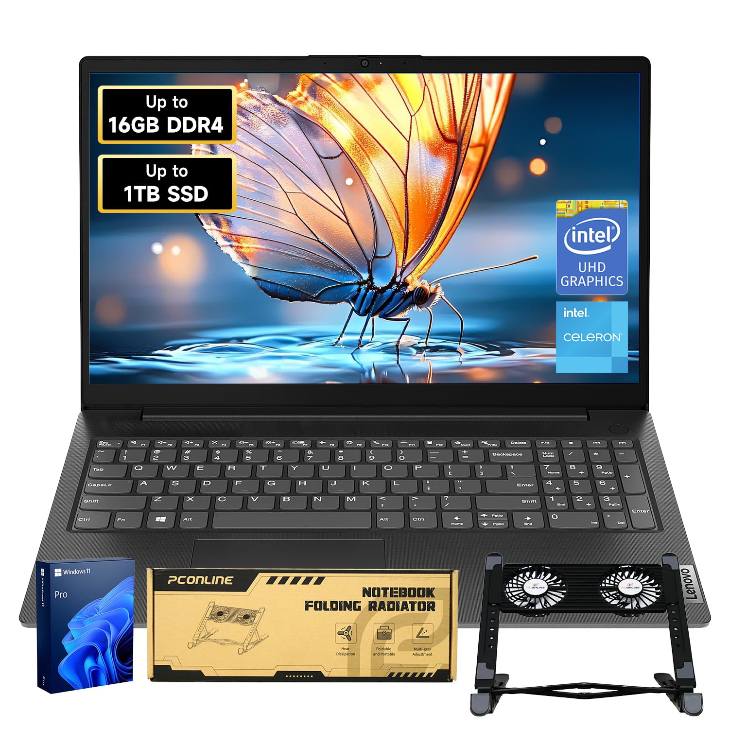 Lenovo V15 Gen 4 Business Laptop, 15.6 FHD Display, Intel Core i5-13420H (Beat i7-1355U), 16GB RAM, 2TB SSD, HDMI, RJ45, Webcam,