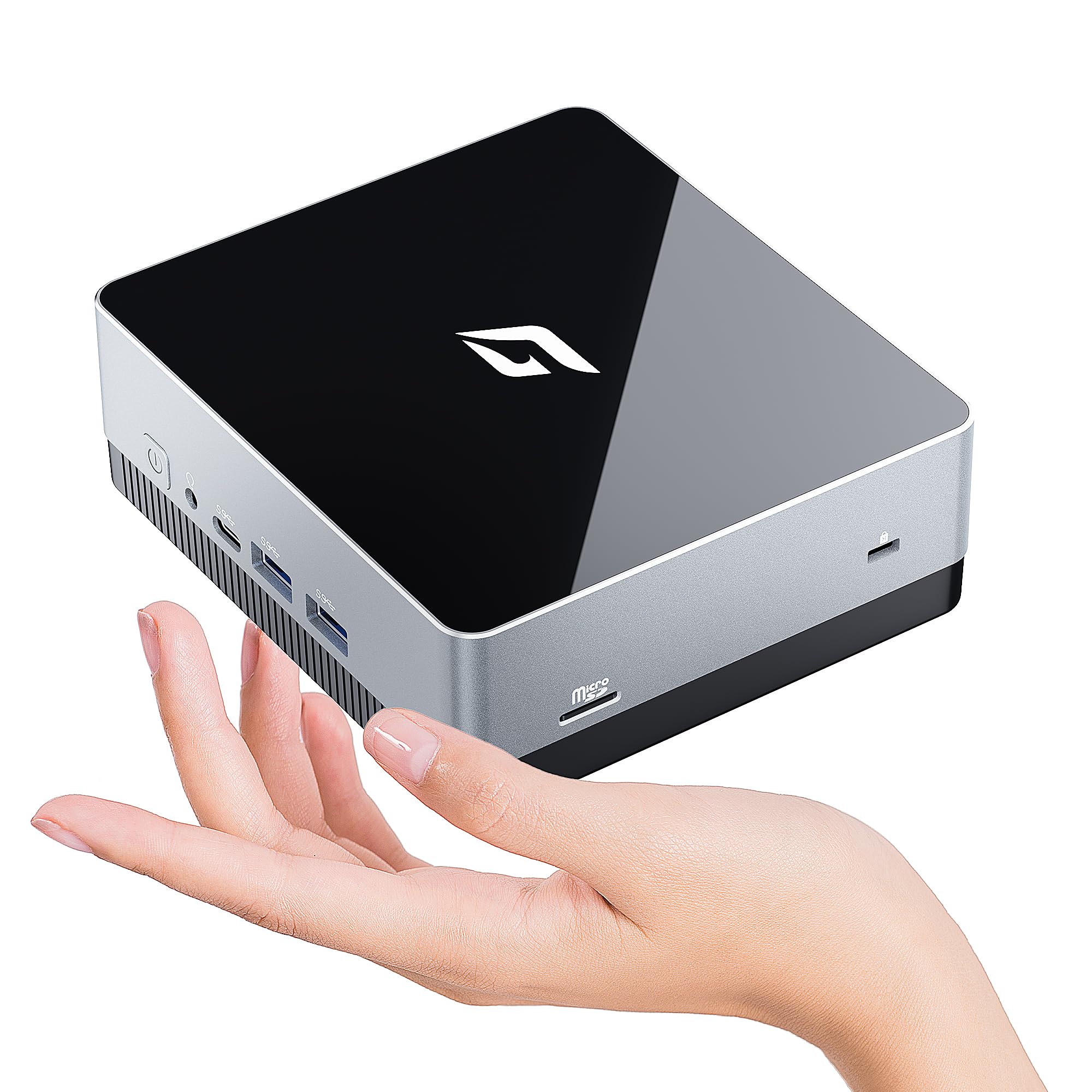 Cybergeek Nano J1 Linux Mini Pc, Intel N5095A Quad Core, 16Gb Ram, 128Gb Pcie Ssd, 4K Dual Display, Wifi, Type C, Rj45, Vesa, Ub