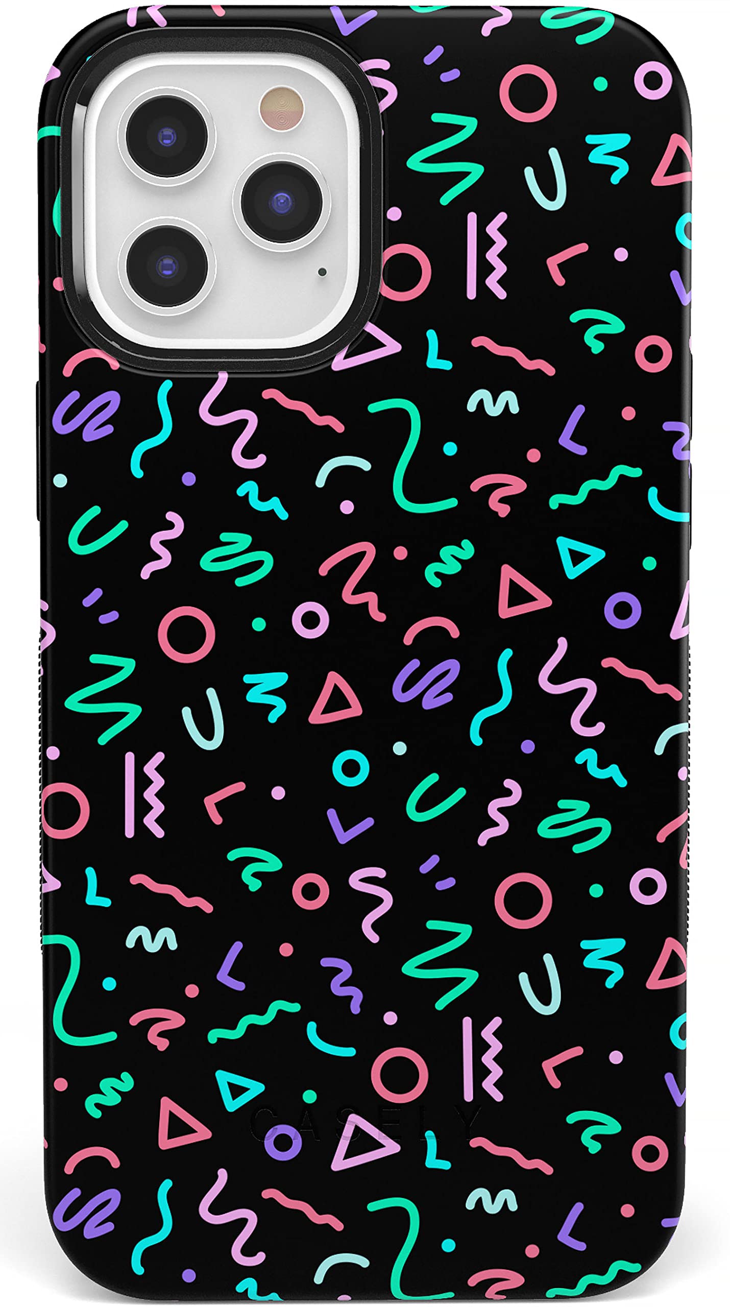 Casely Iphone 12 Pro Max Case | Compatible With Magsafe | Always Vibing | Glow In The Dark Retro Case