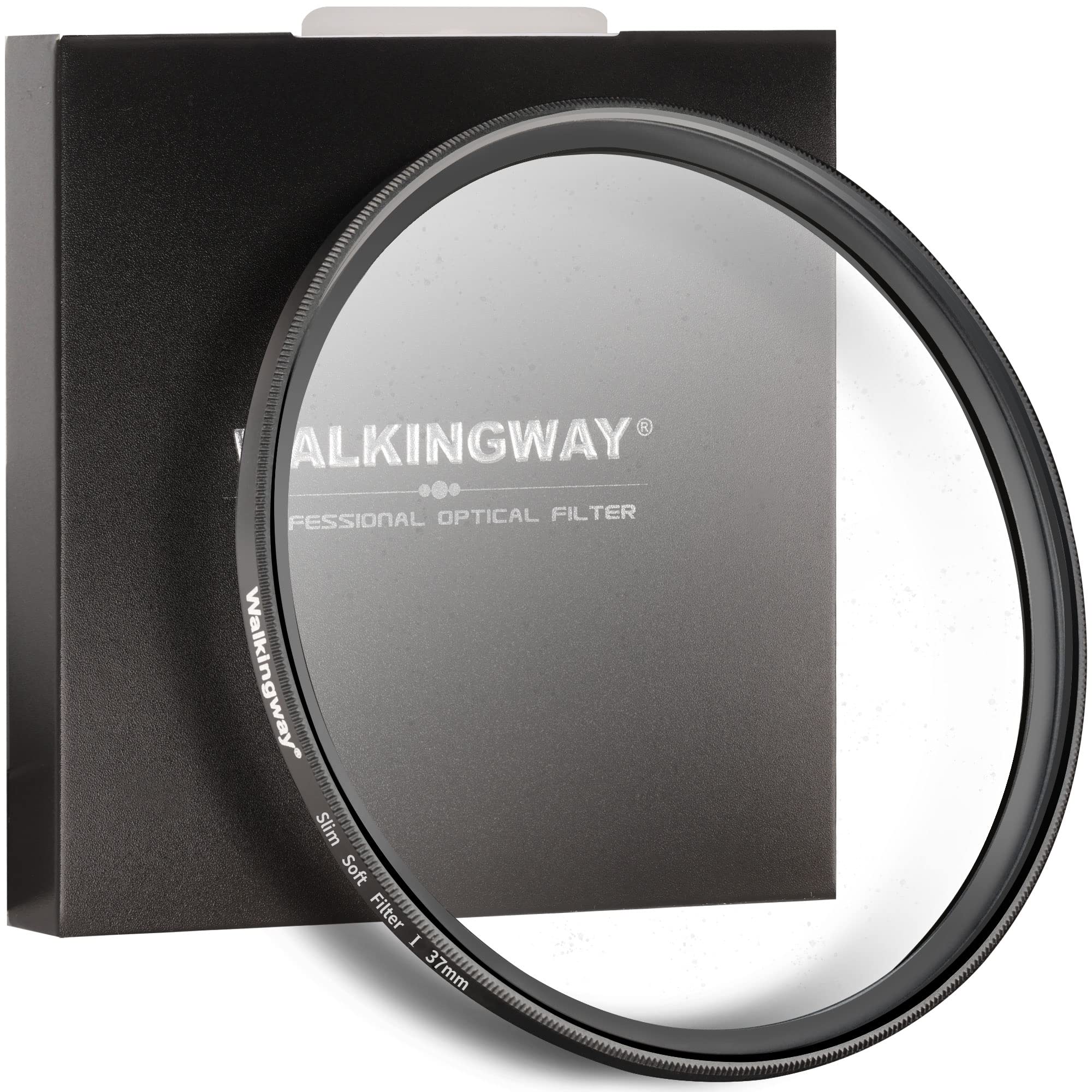 Walkingway 37Mm White Mist Diffusion Filter Subtle Soft Focus Filter Dreamy Fog Effect Circular Lens Filter Softening Diffuser F