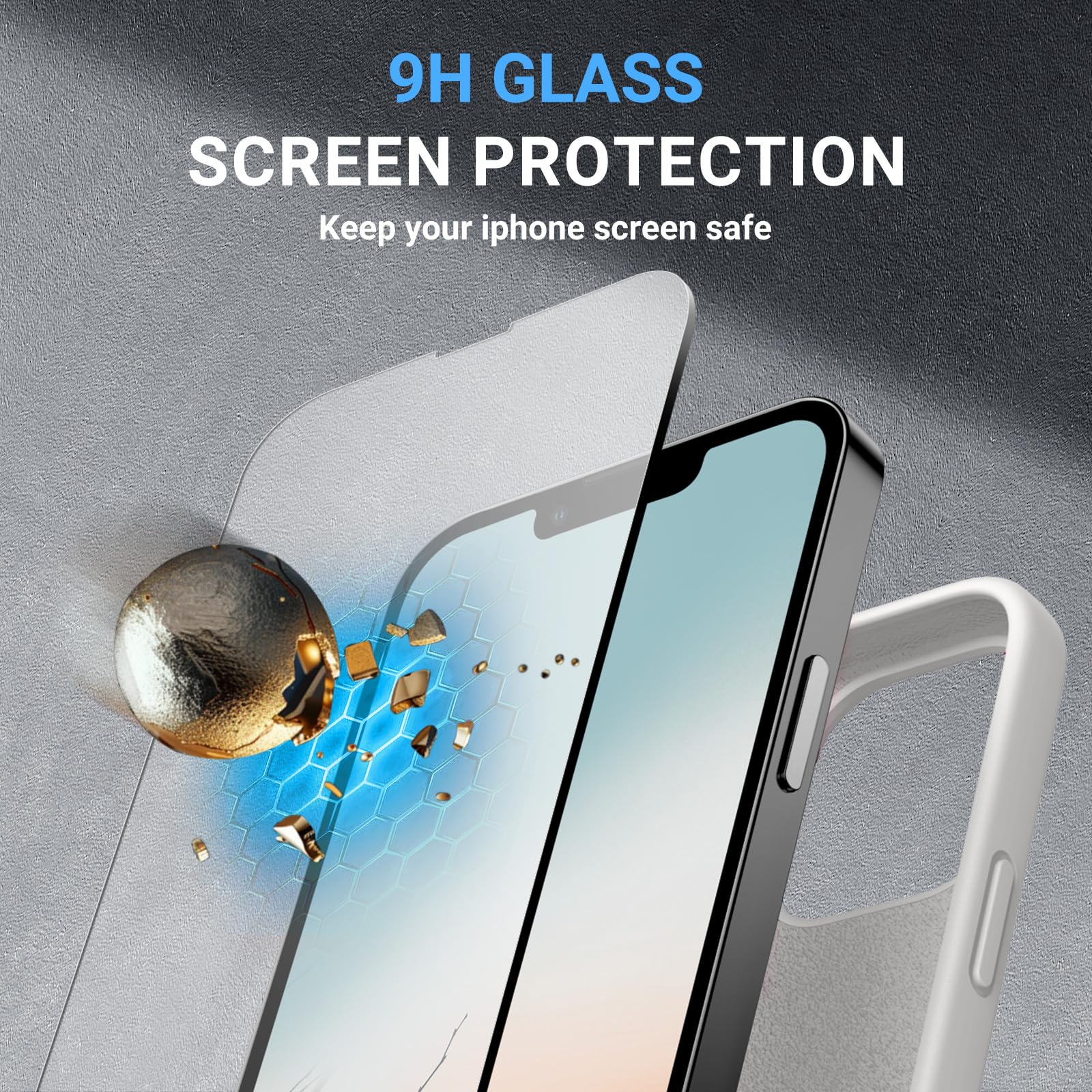 Otofly For Iphone 13 Case/Iphone 14 Case [Compatible With Magsafe] [2 Screen Protectors] Full Body Silicone Shockproof Slim Thin