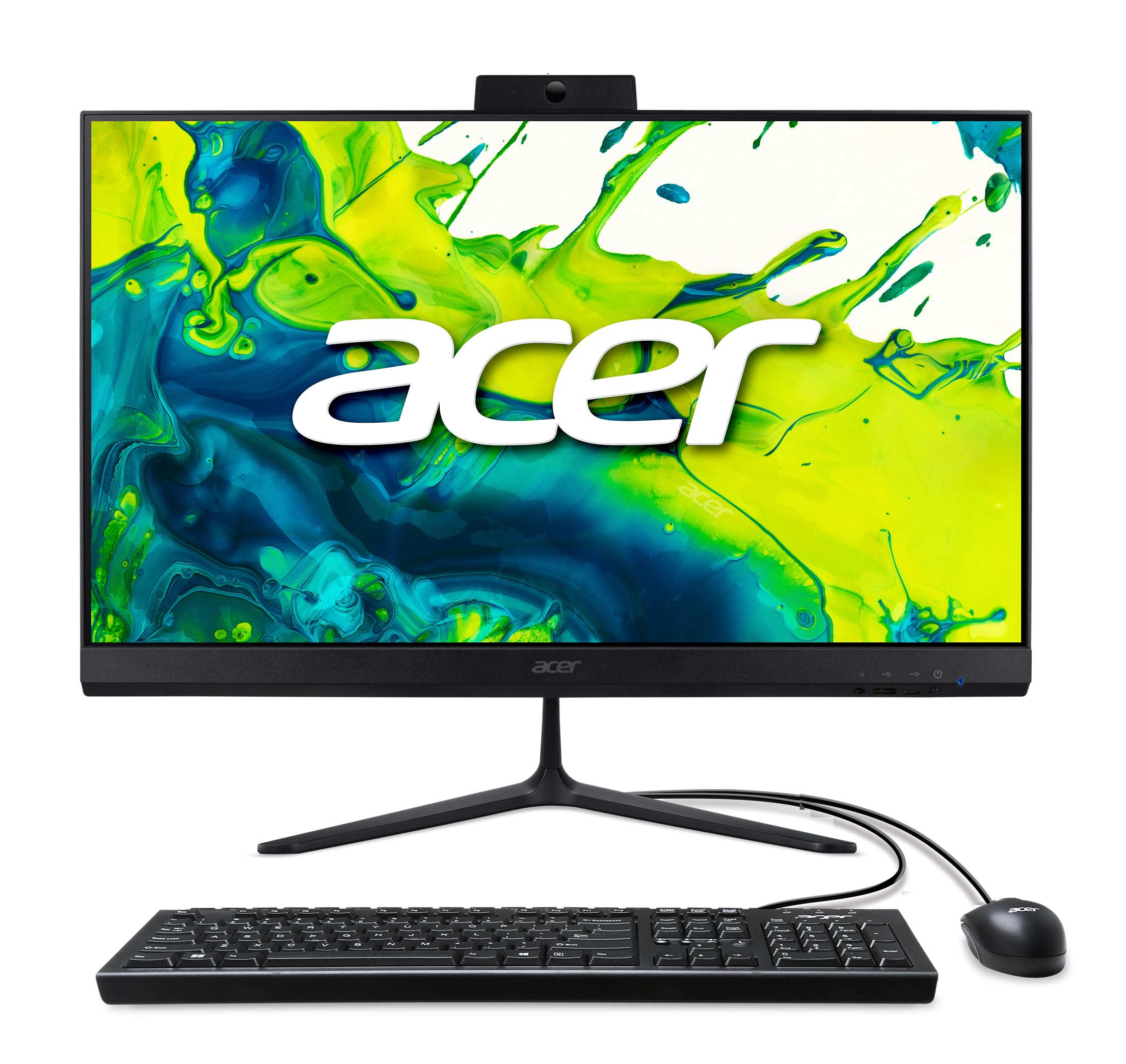 acer Aspire C24 AIO Desktop | 23.8 Full HD IPS 120Hz Display | AMD Ryzen 5 7430U Hexa-Core Processor | AMD Radeon Graphics | 16G