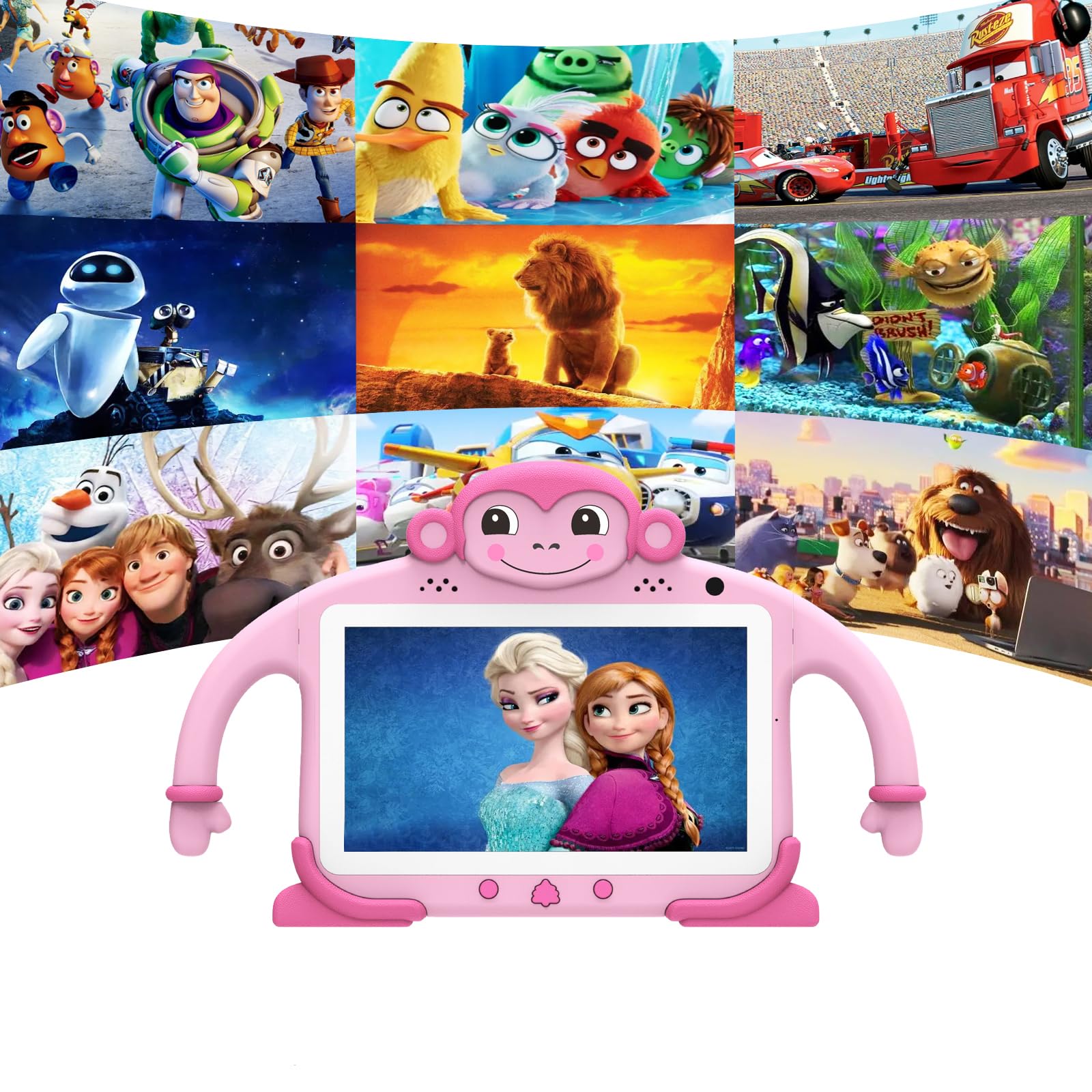 Kids Tablet 7'' Tablet For Kids 32Gb Toddler Tablet With Wi Fi Youtube Case, Kids Android Learning Tablet For Toddlers Kids Soft