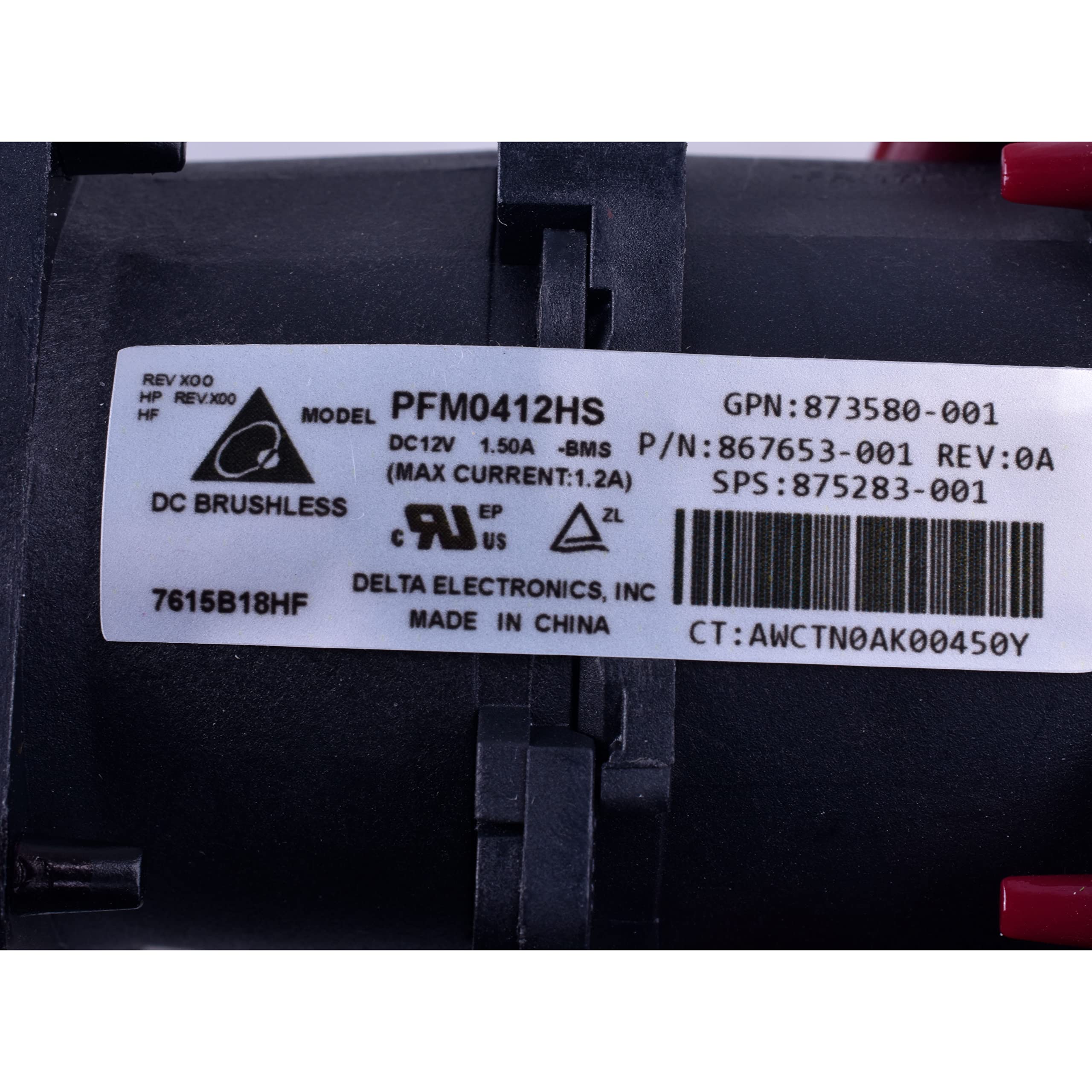 Cpu Cooling Fan Replacement For Hp Proliant Dl360 G10 Gen 10 Server 873580 001 873799 001 875283 001