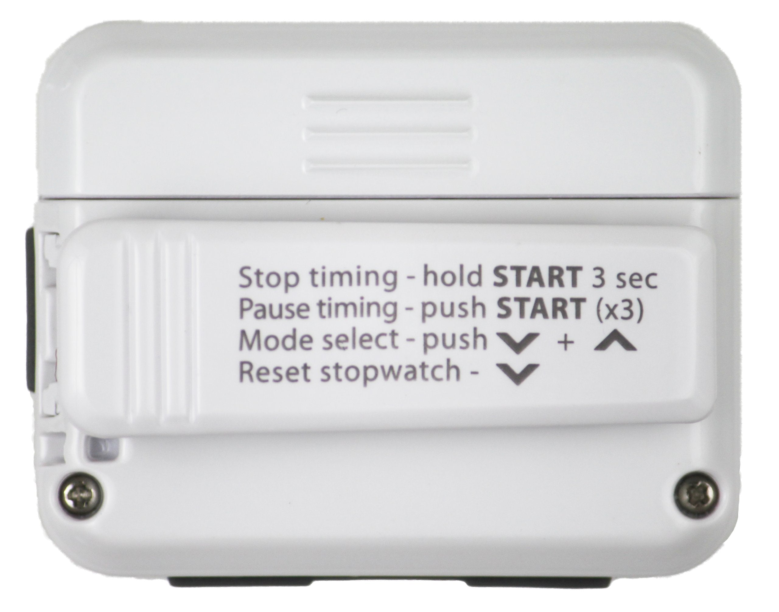 Gymboss Interval Timer And Stopwatch   White/Gray Gloss