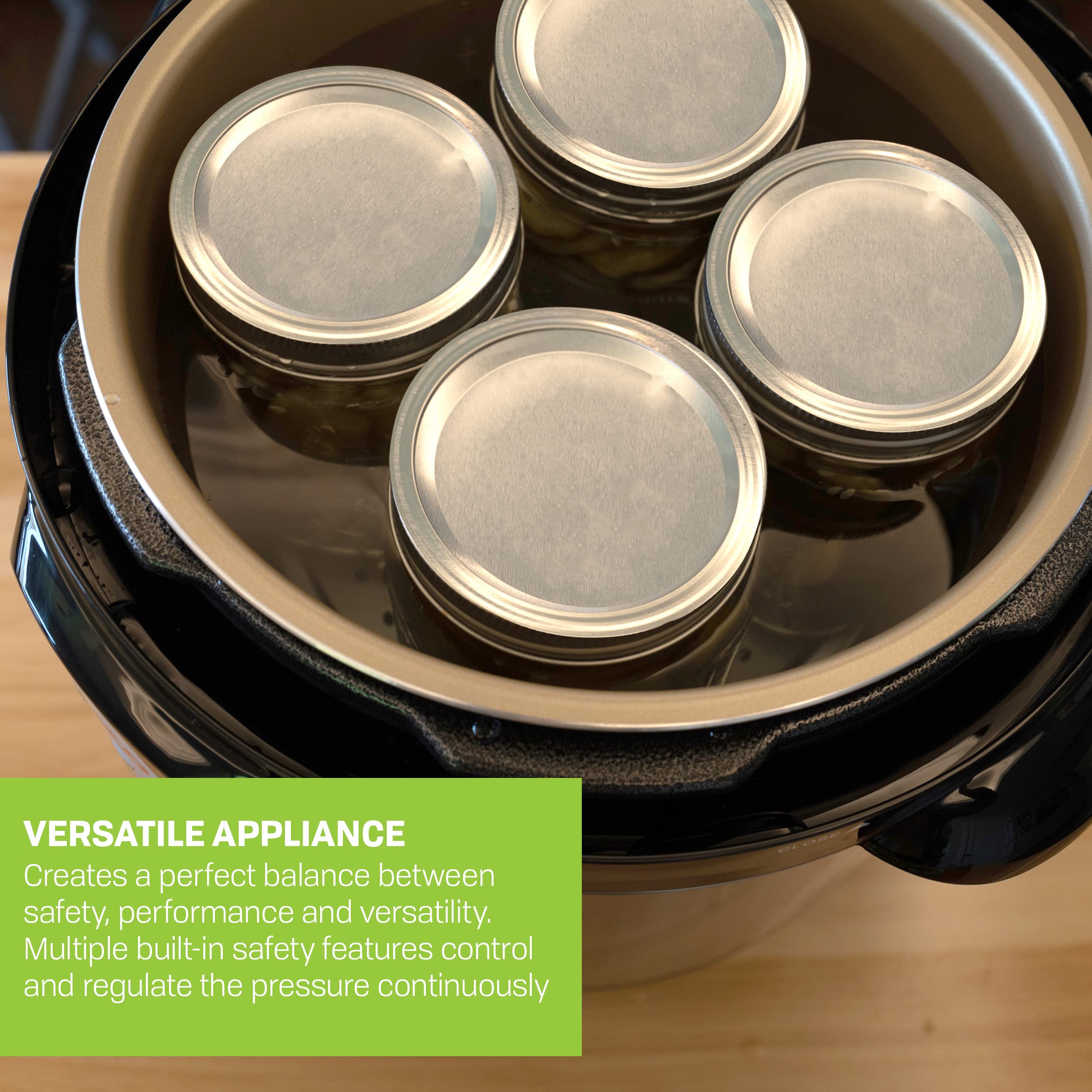 Carey Dpc 9Ss Smart Electric Pressure Cooker And Canner, Stainless Steel, 9.5 Qt