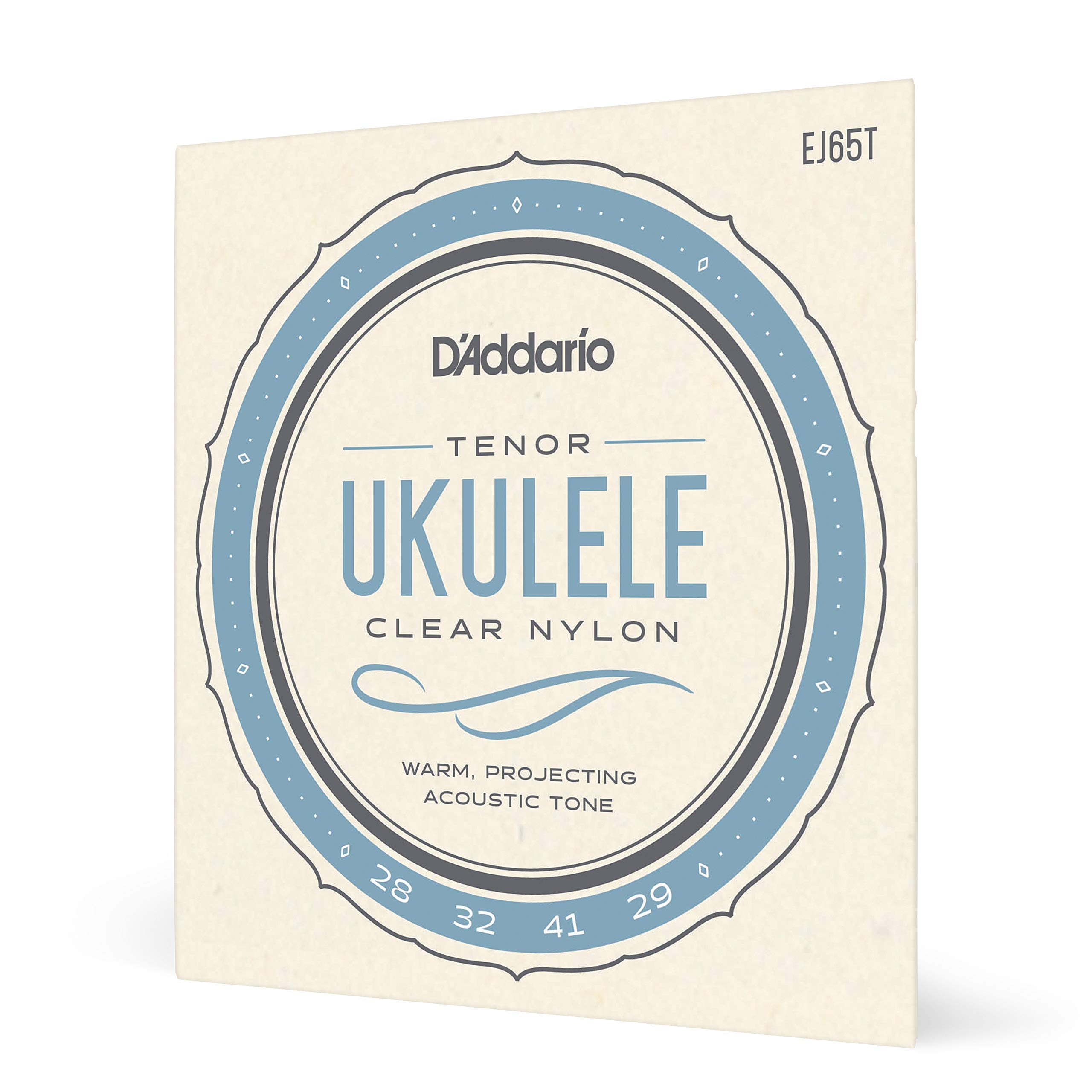 D'Addario Ej65T Pro Art   Custom Extruded Nylon Ukulele Strings, Tenor