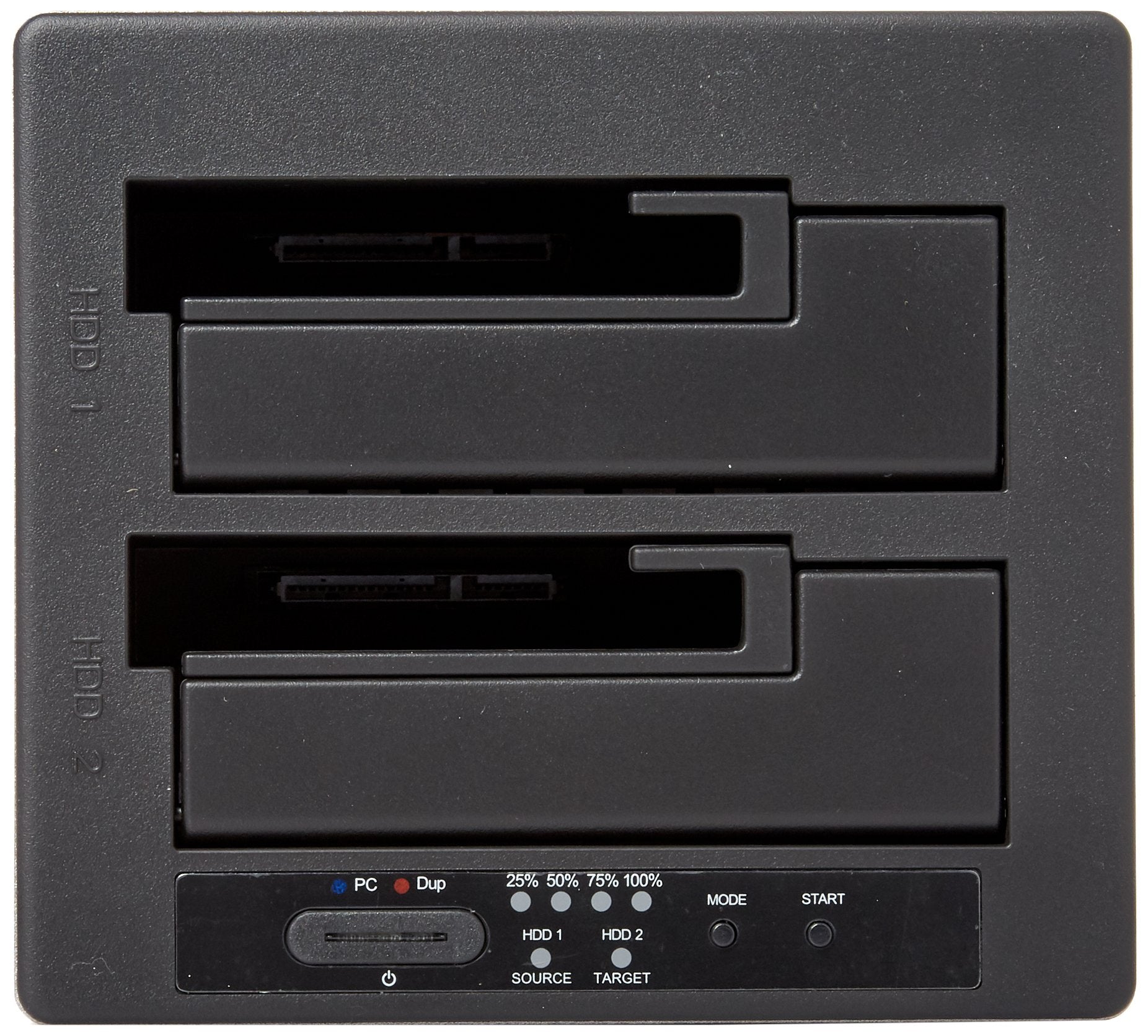 SilverStone Technology 3.5" and 2.5" External Hard Drive Dock USB 3.1 Type-C Gen 2 Offline Clone JBOD Silver TS12C
