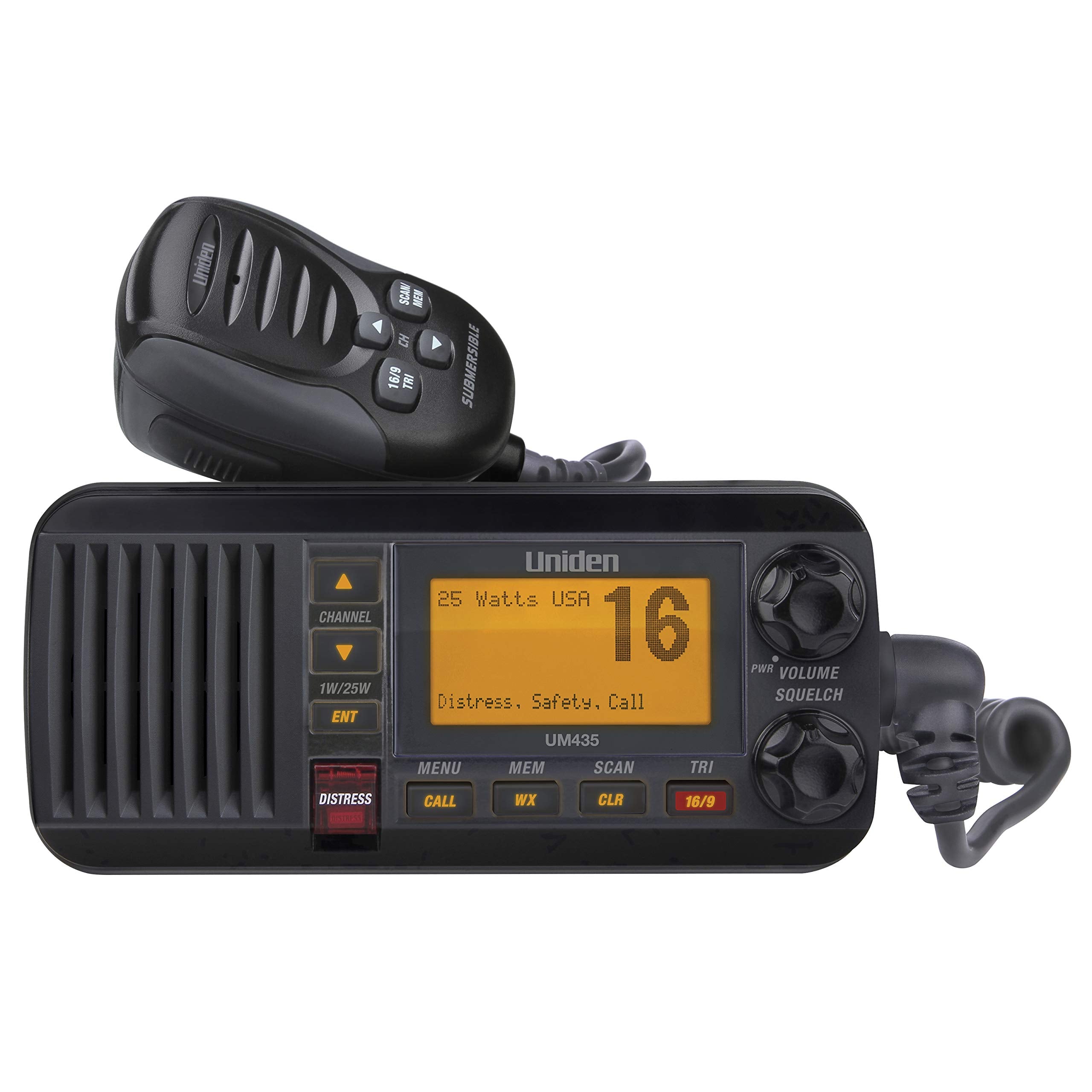 Uniden Um435Bk Black Vhf Class D Dsc 25 Watt,WBELEB076DSDGL8