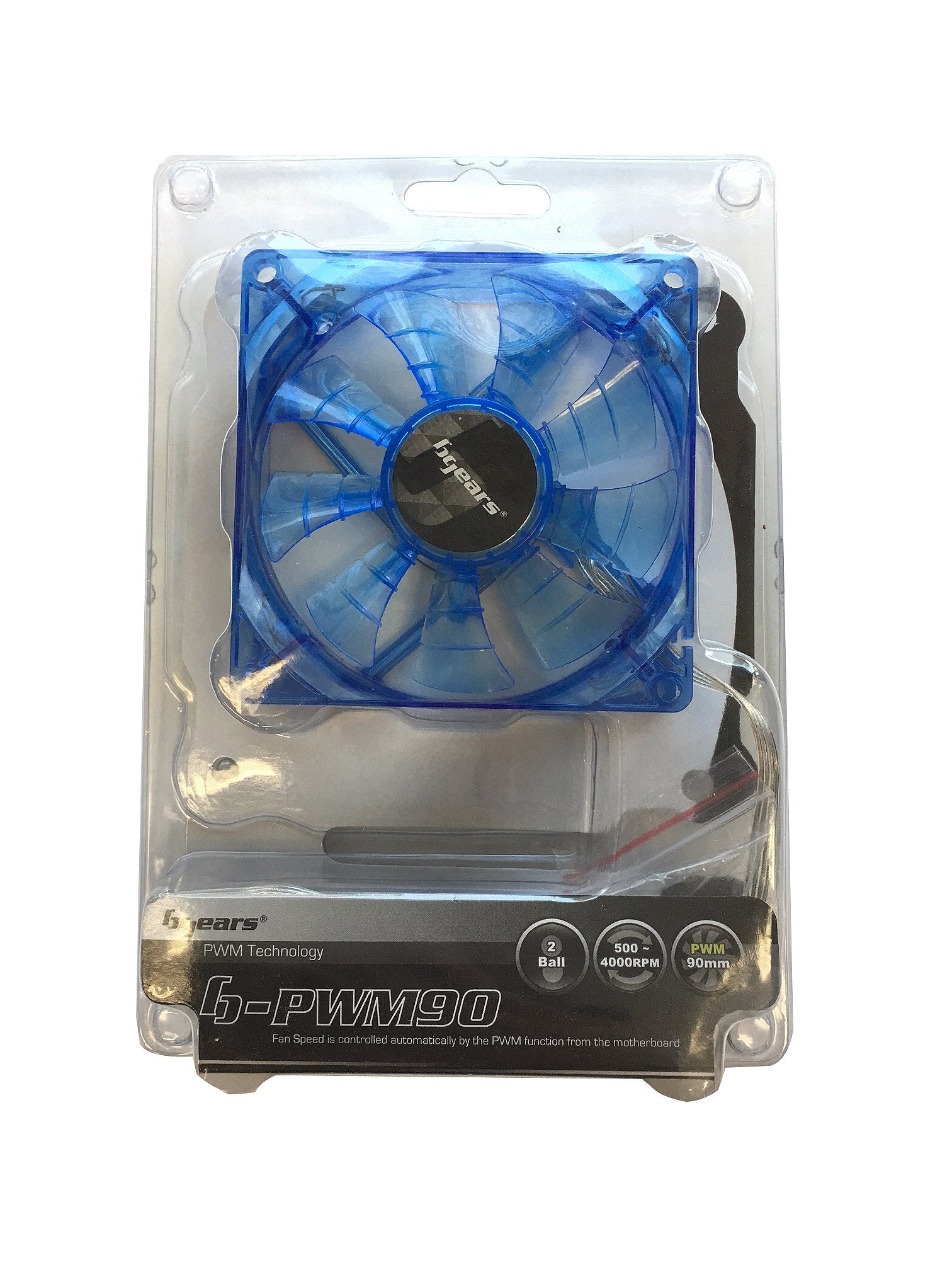 Bgears Cooler B Pwm 90 Blue 2Ball Translucent Blue