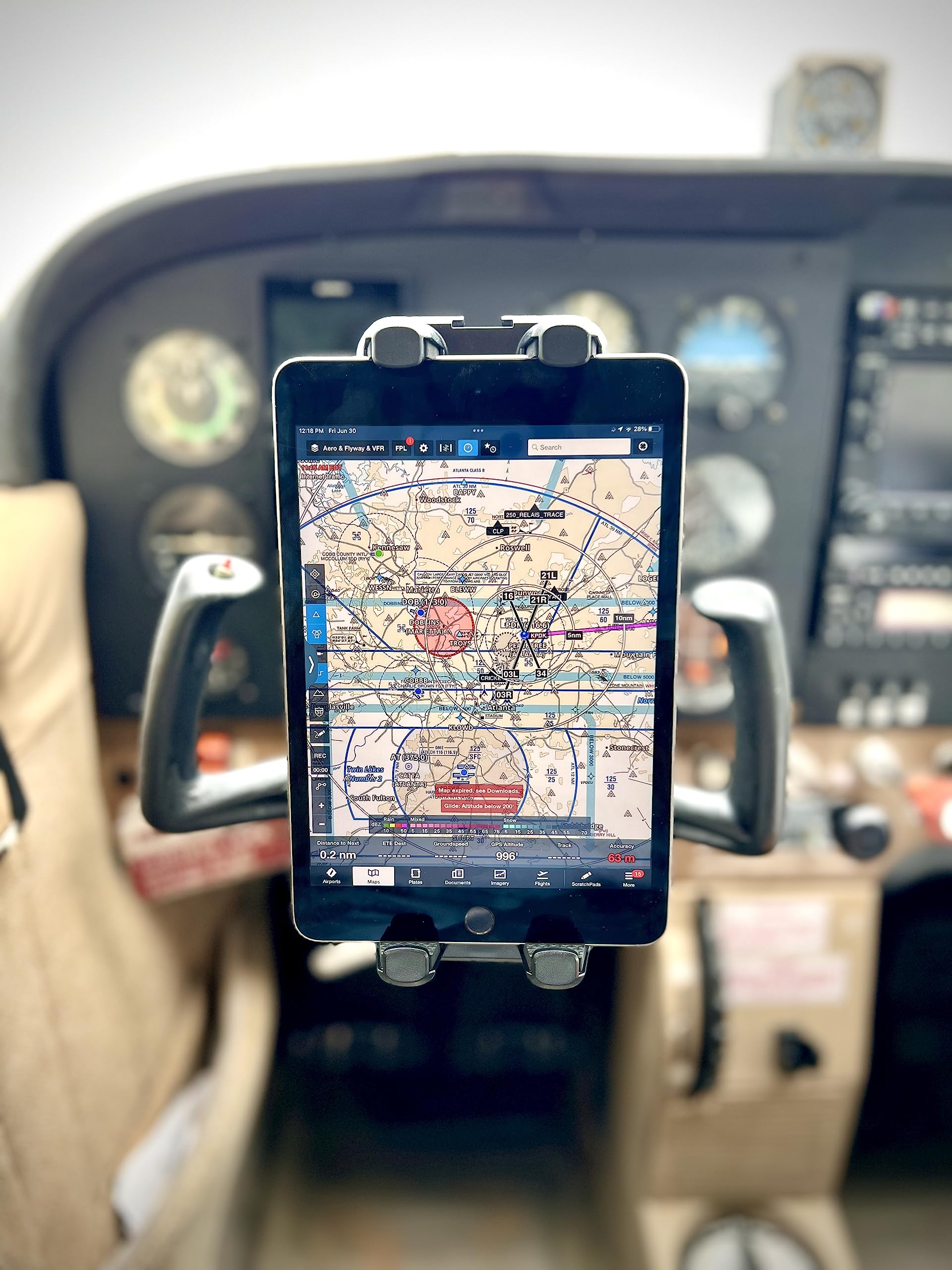 Flightpro Proaviator Yoke Mount For Ipad Pro 12.9, Ipad Mini & Phones - For Pilots
