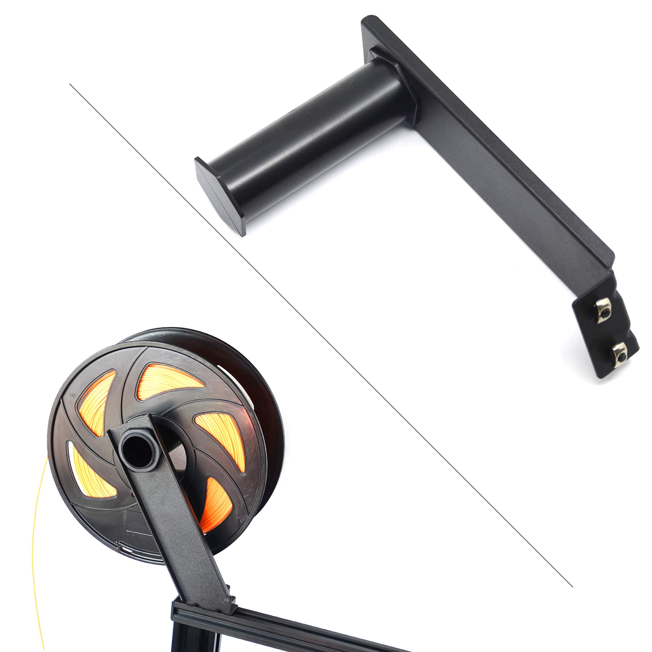 Befenybay 3D Printer Filament Bracket For 1 Spool Filament Mount Bracket For Plaabsnylonwoodtpuother 3D Printing Material