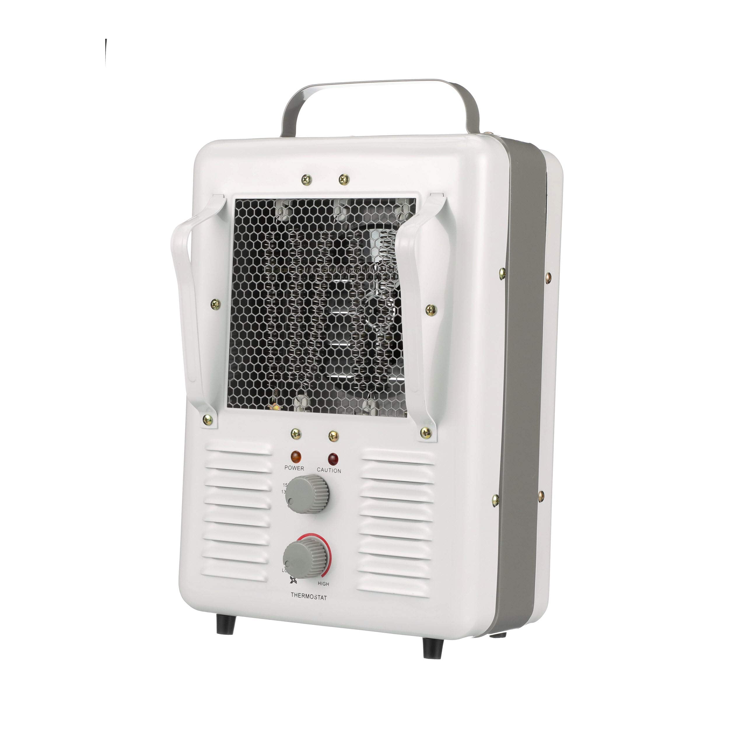 TPI Corporation 188TASA Fan Forced Portable Heater - Milk House Style Fan, 1500/1300W, 120V, Durable Winter Care Accessory. Genu
