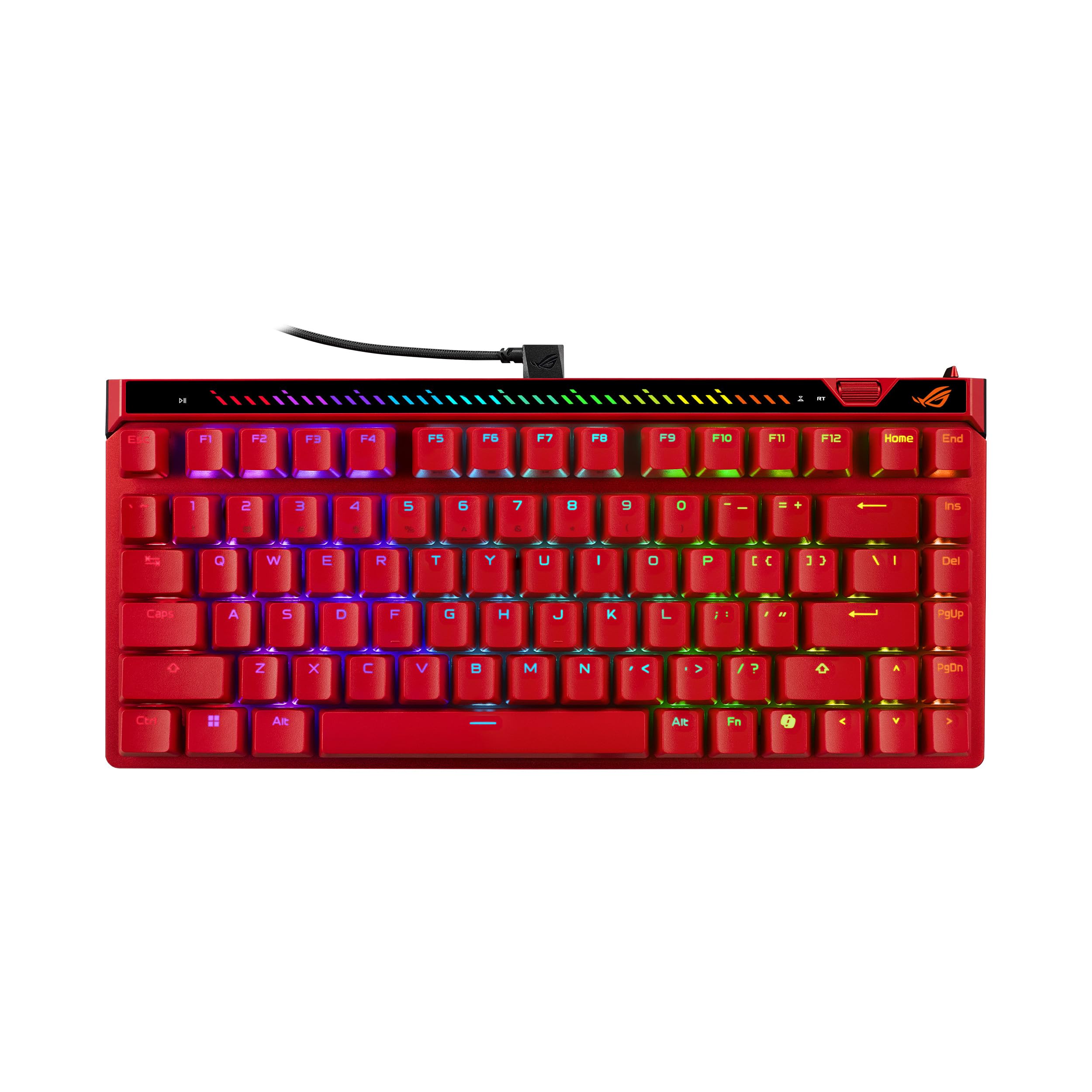 ASUS ROG Falchion Ace 75 HE Wired Analog/Hall Effect Gaming Keyboard  75% TKL, USB, Hot Swappable HFX V2 Magnetic Switch, Rapid