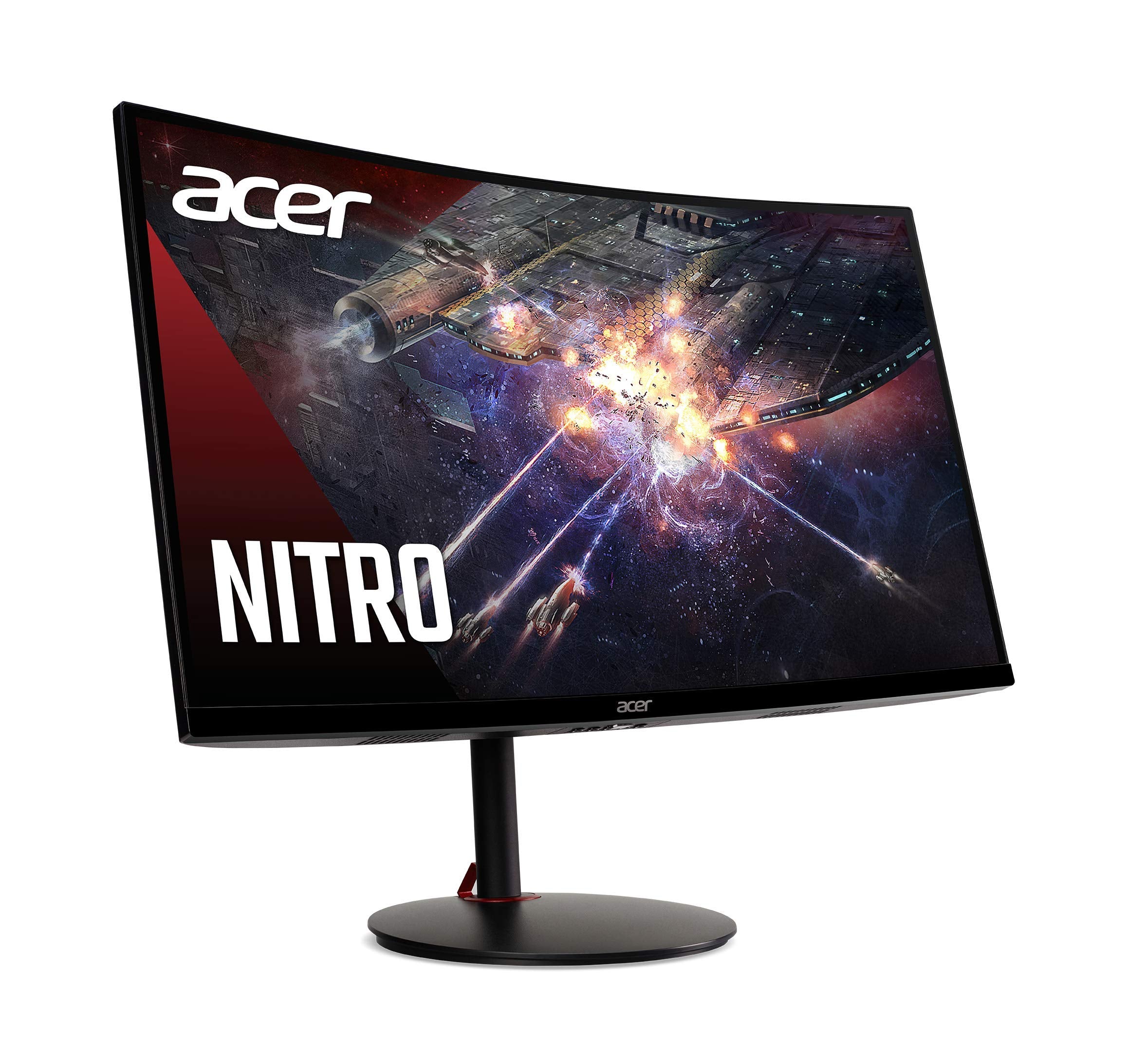 Acer Nitro Xz270U Pbmiiphx 27'''' 1500R Curved Wqhd (2560 X 1440) Va Zero Frame Gaming Monitor With Adaptive Sync Technology, 16