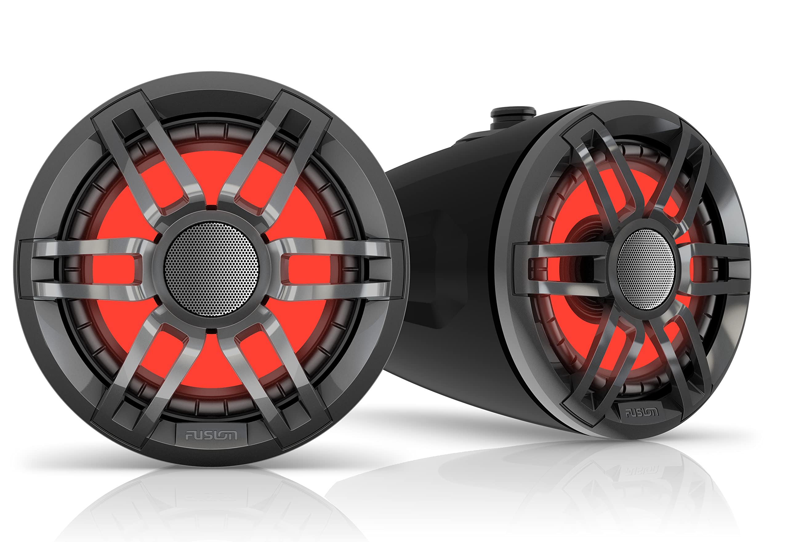 Garmin Fusion Xs Series Marine Wake Tower Speakers, 6.5'' 200 Watt Sports Black, A Brand