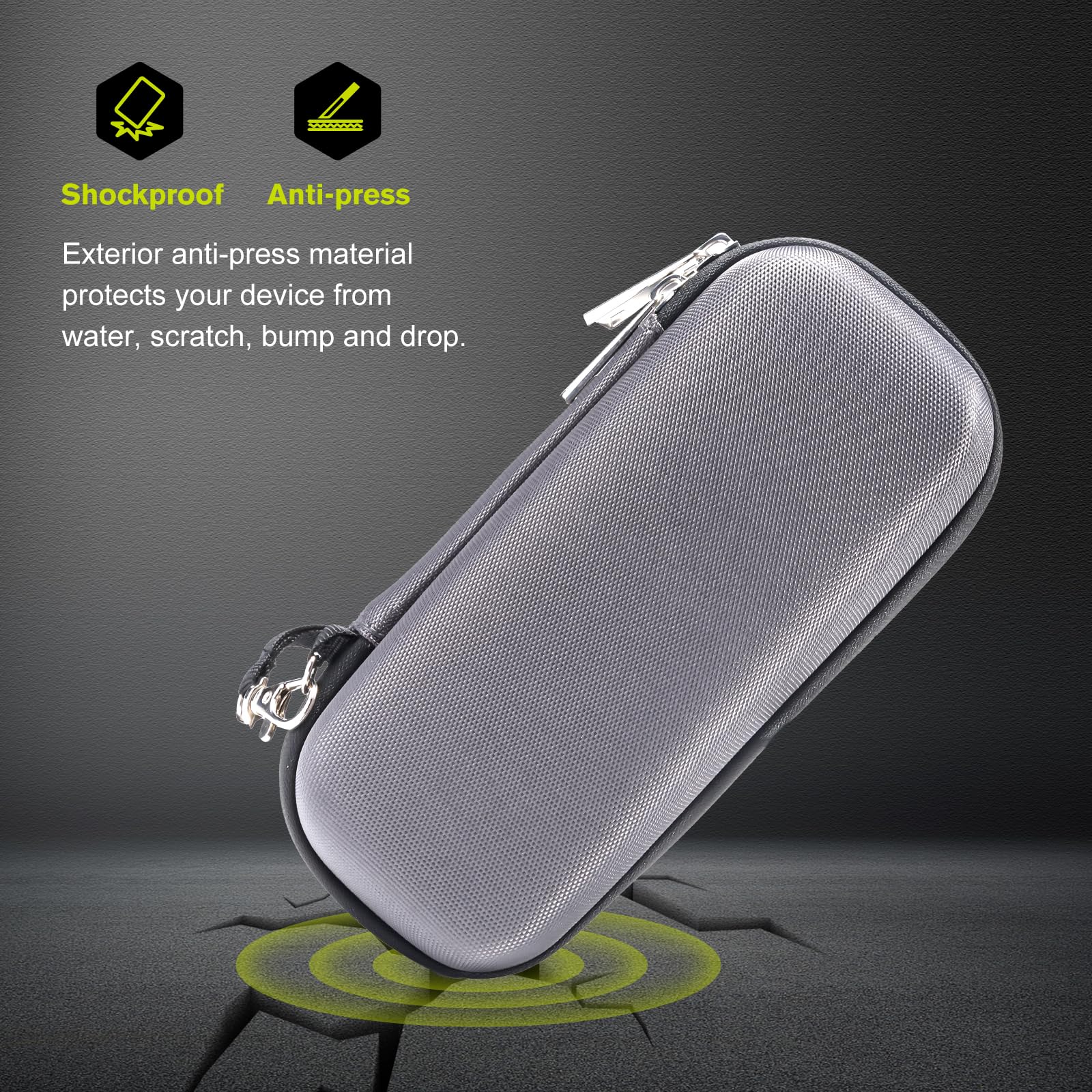 Procase Hard Travel Carrying Case For Hybrid Electric Trimmer And Shaver, Portable Hybrid Razor Organizer Storage Bag Fit Qp2630