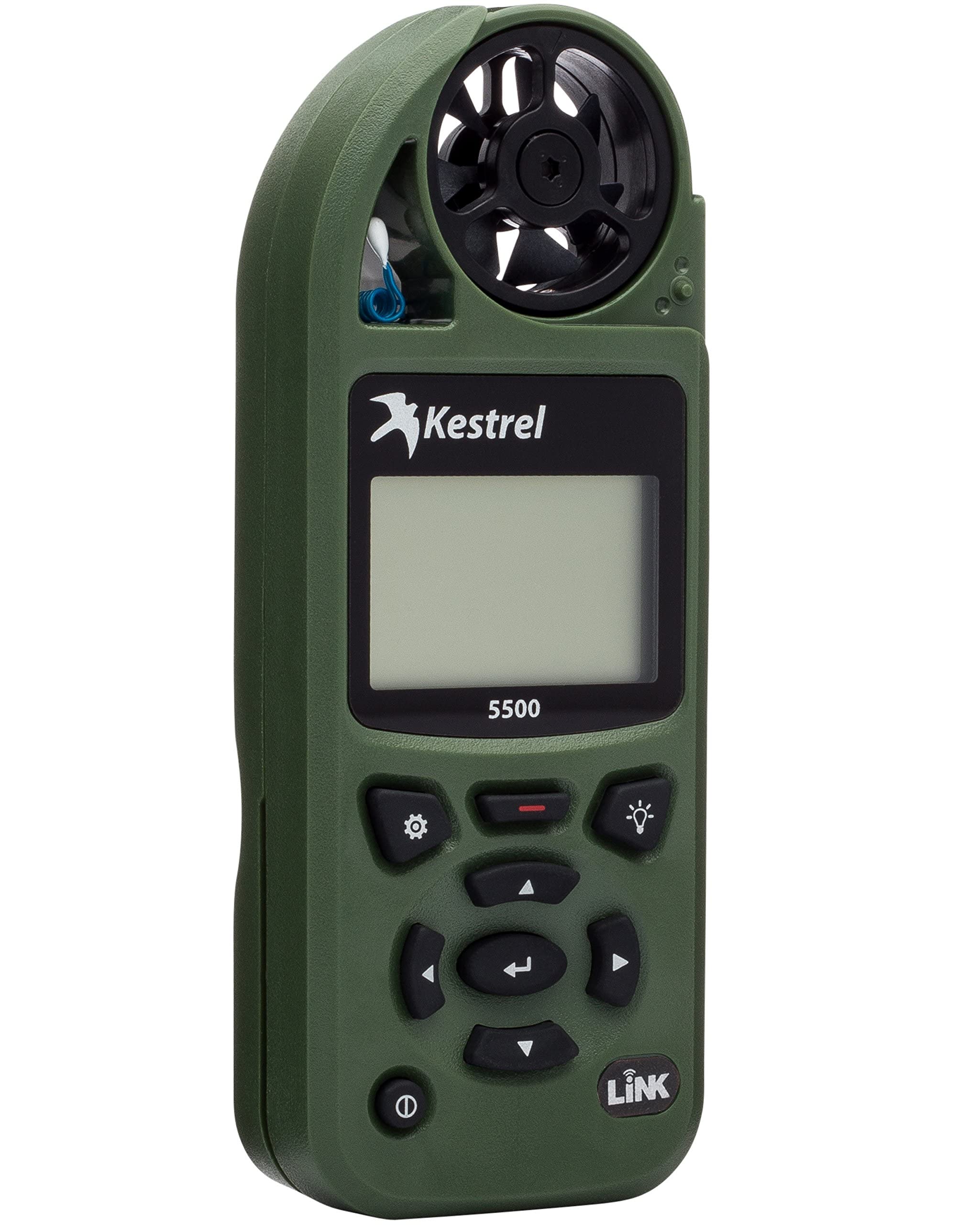 Kestrel 5500 Weather Meter With Link And Vane Mount, Olive Drab