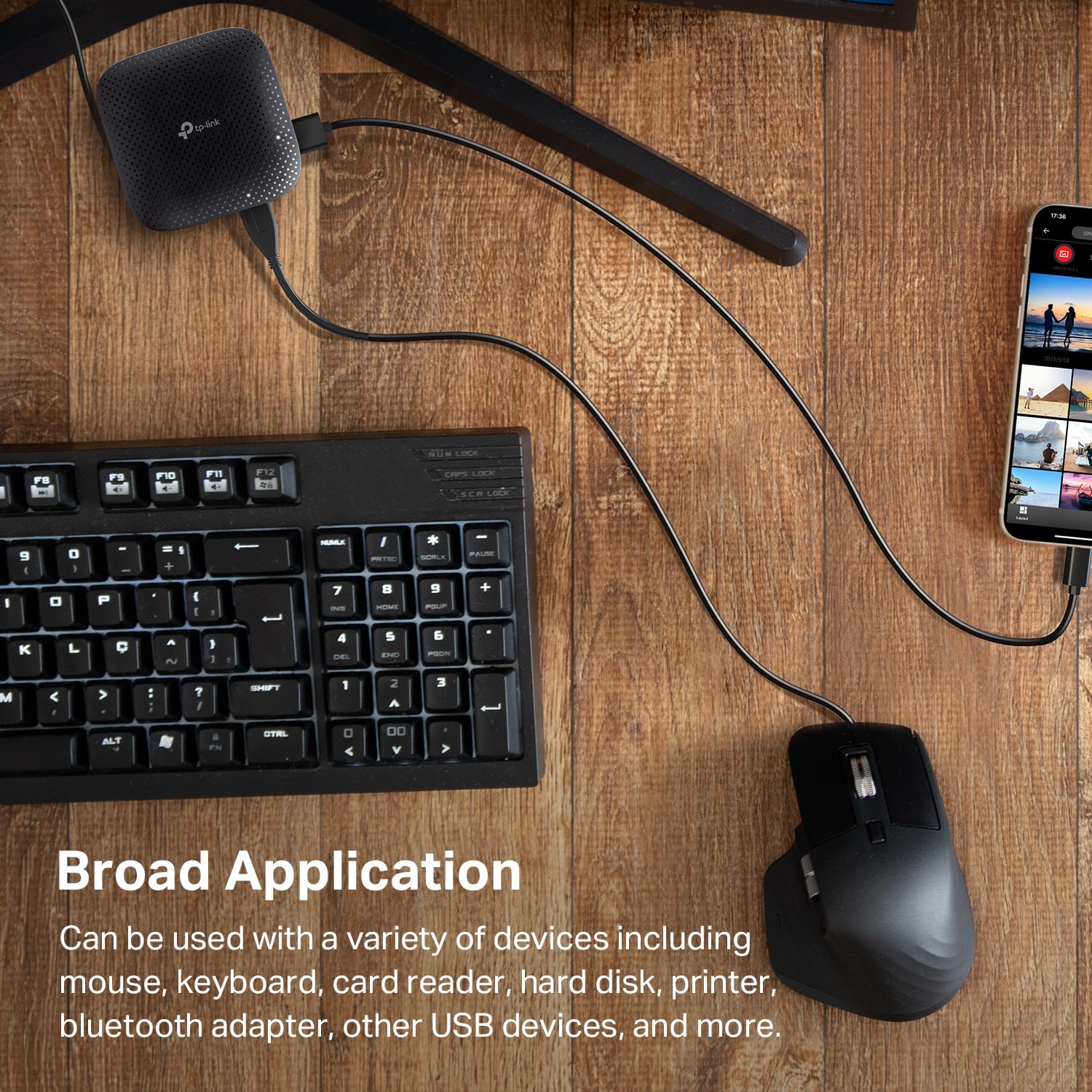 Tp-Link 4-Port Usb 3.0 Hub, Slim And Compact Usb Splitter With Foldable Cord Design, Usb Hub For Laptop, Pc, Macbook, Mac Mini,